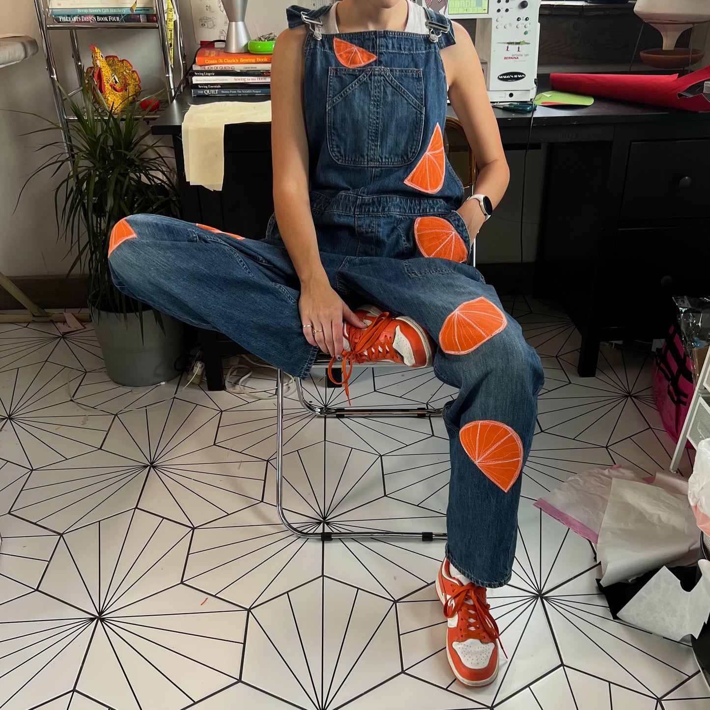 Orange Slice Overalls(XL)