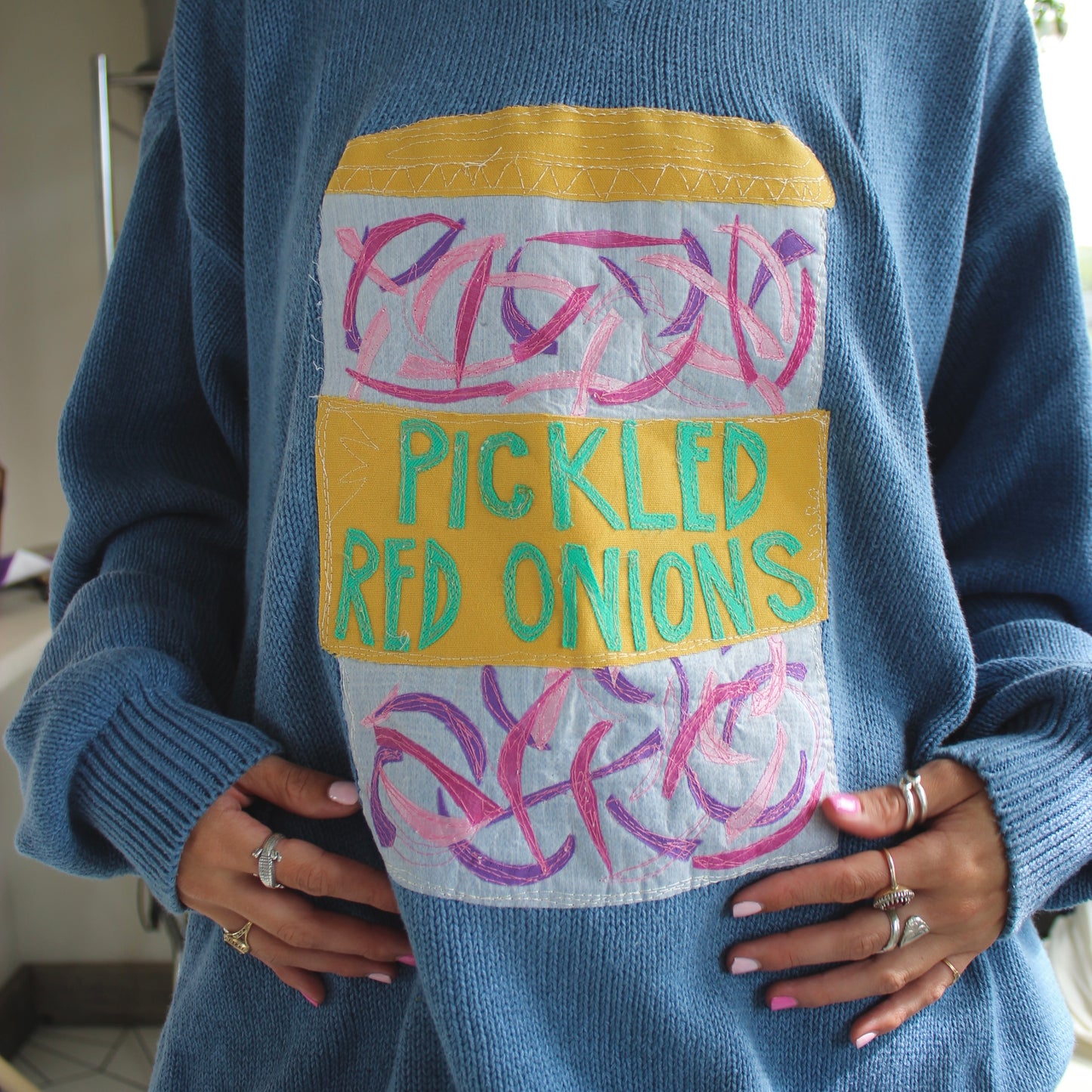 Pickled onions sweater(XXL)