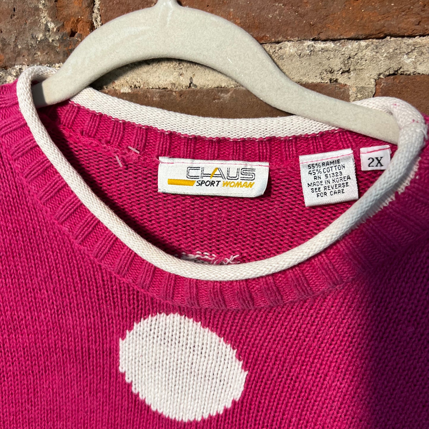Polka-dot Statement Sweater