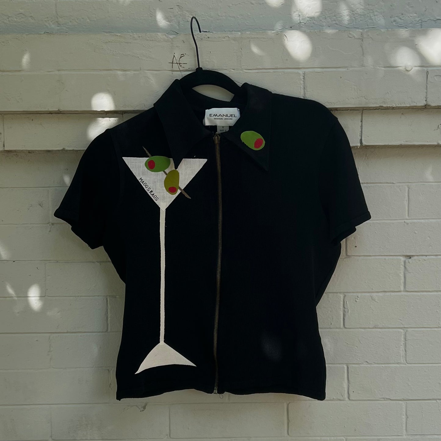 Martini zip up top - Magg's Rags