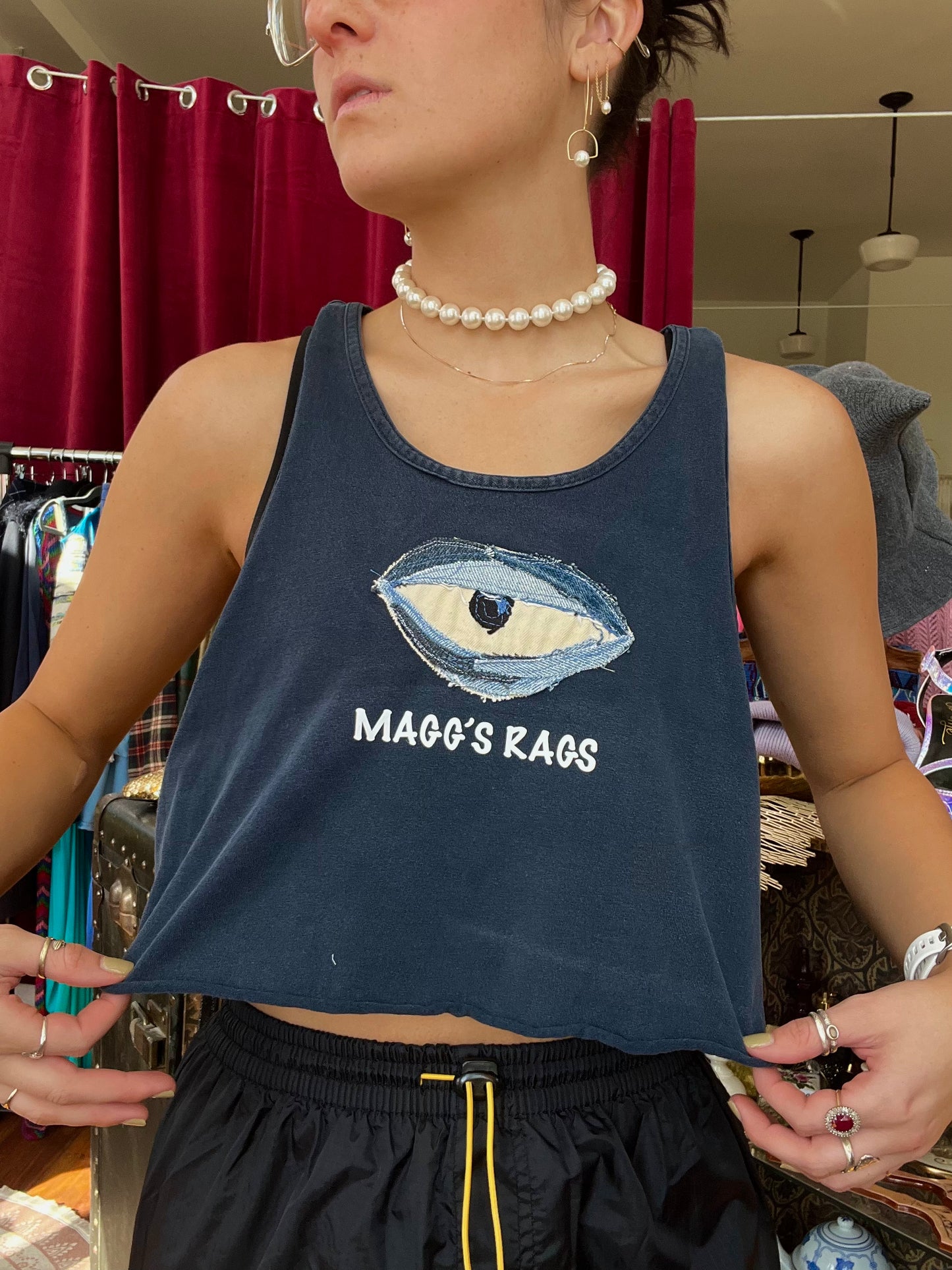 Eyeball graphic tank - Magg's Rags