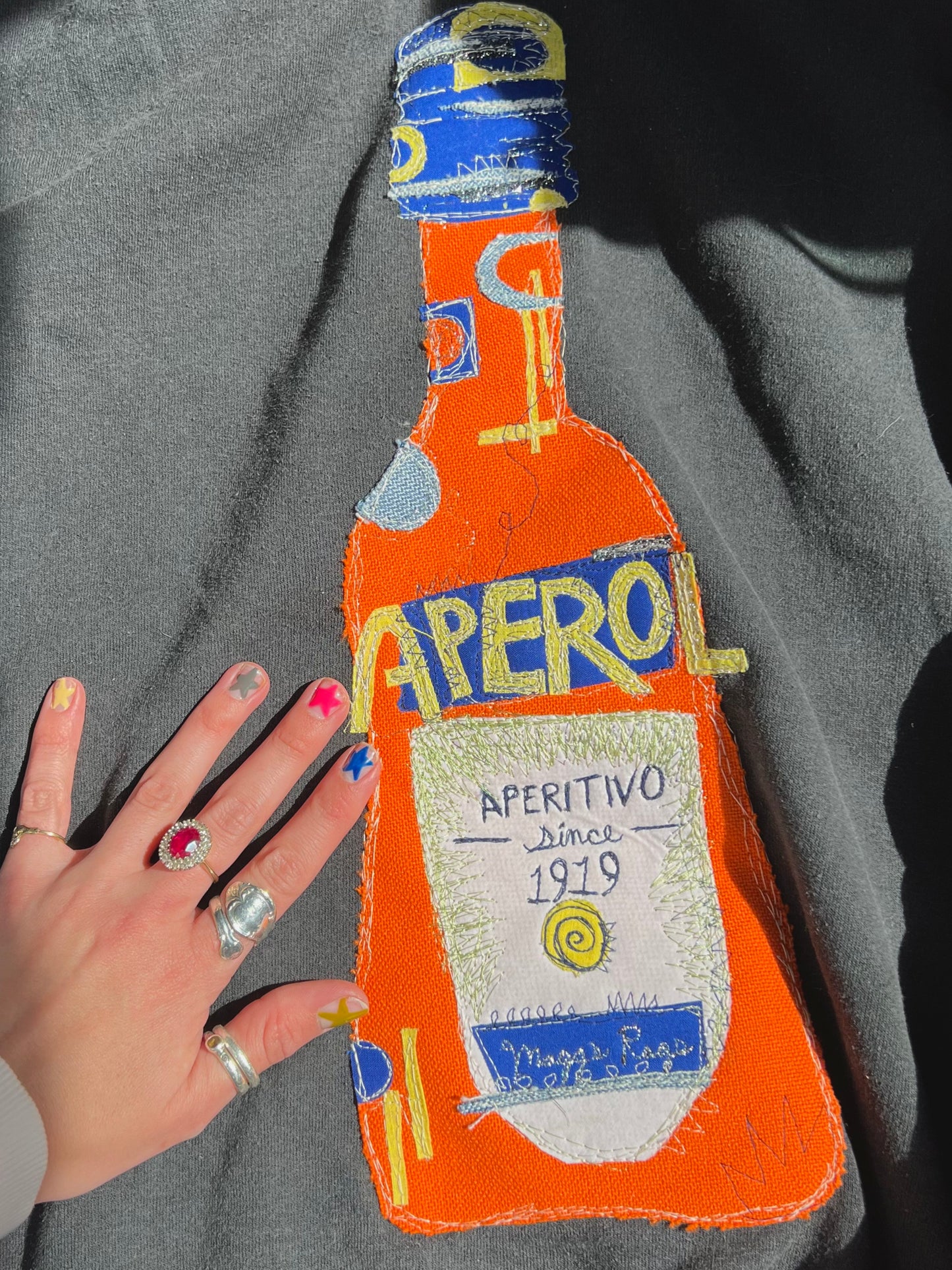 Aperol Orange patch Crewneck