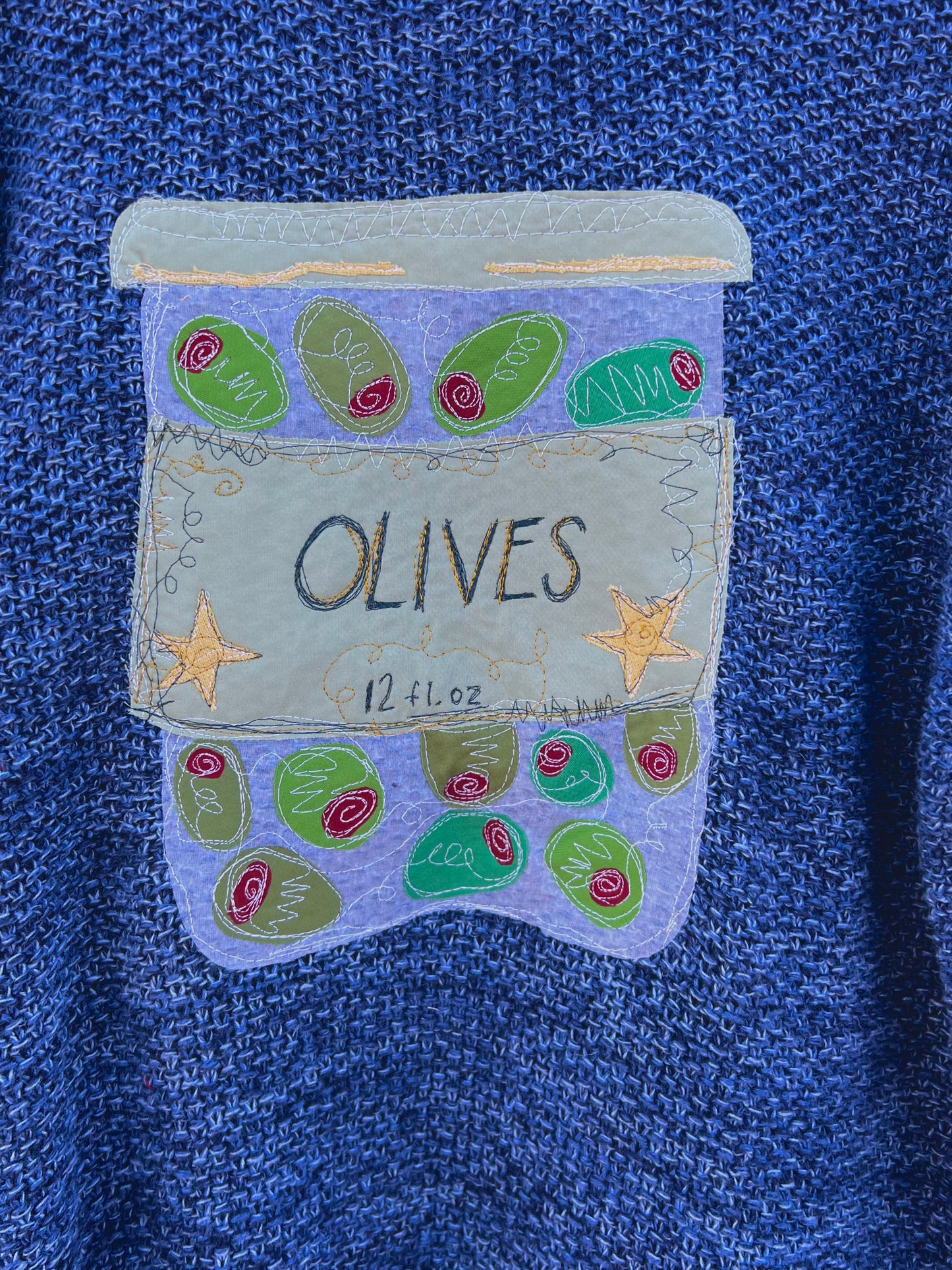 Olive jar sweater