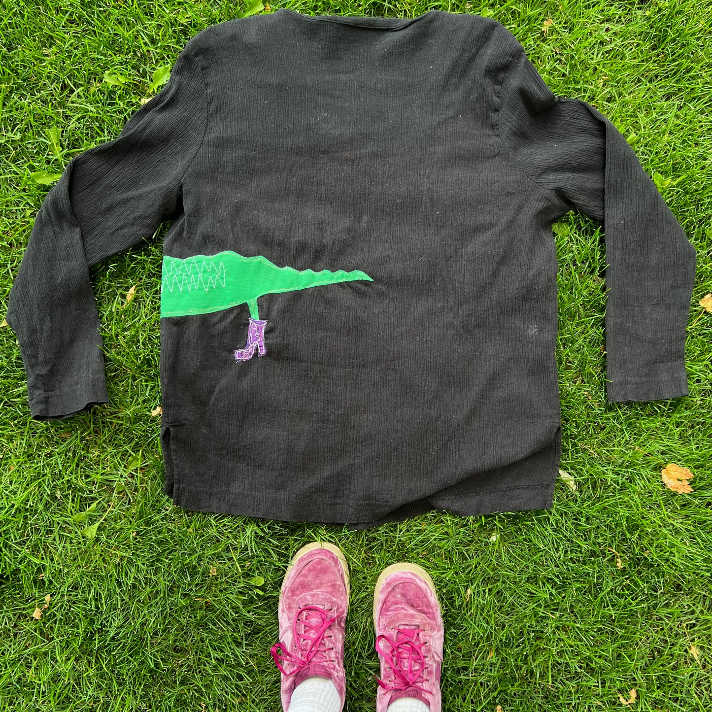 Linen alligator top - Magg's Rags