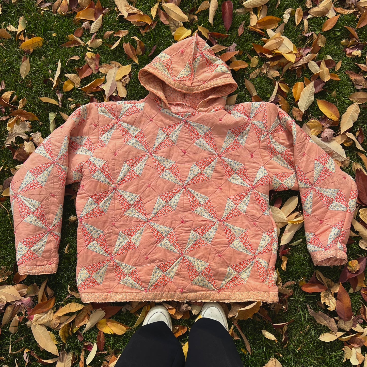 1980s quilted hoodie - Magg's Rags