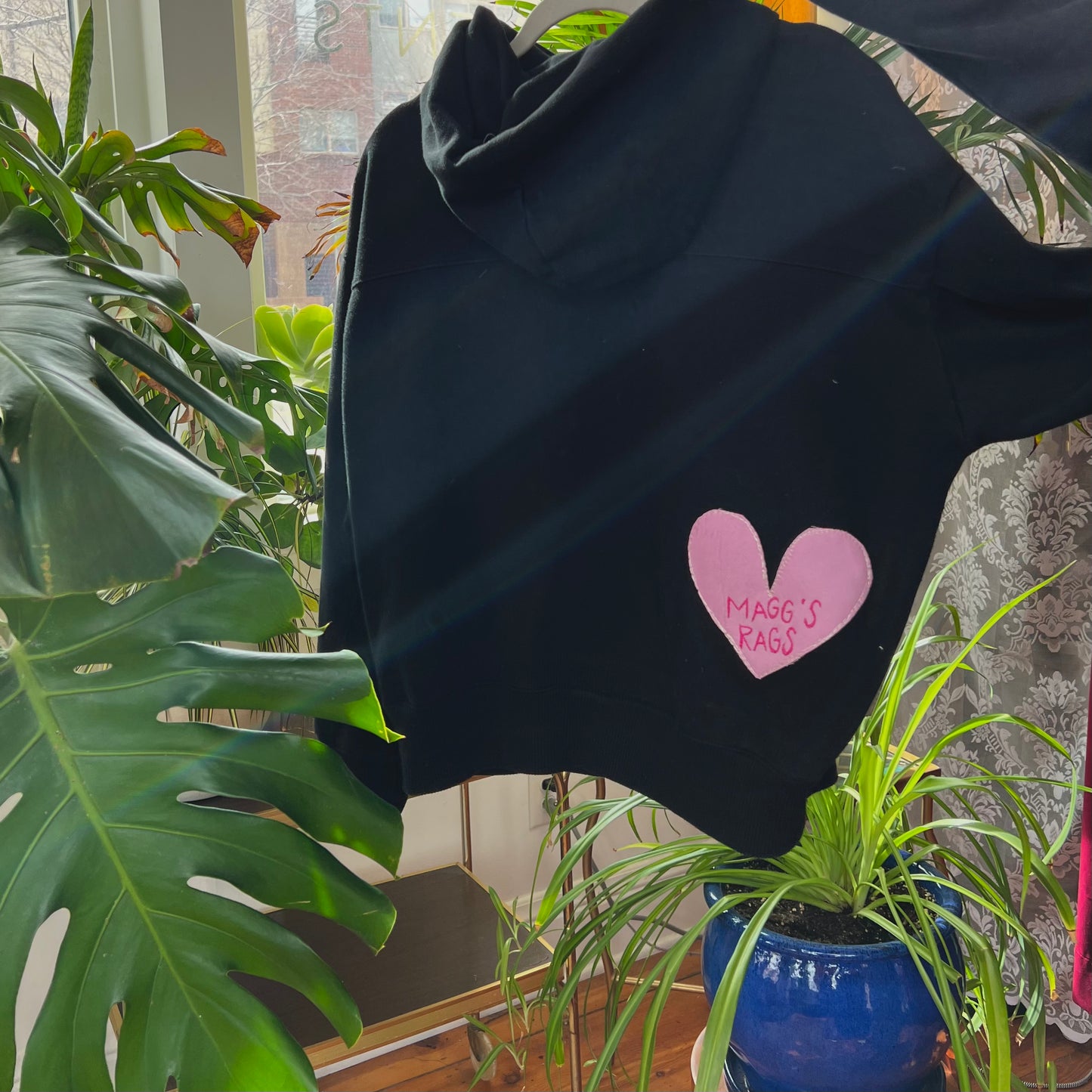 Double gator heart hoodie