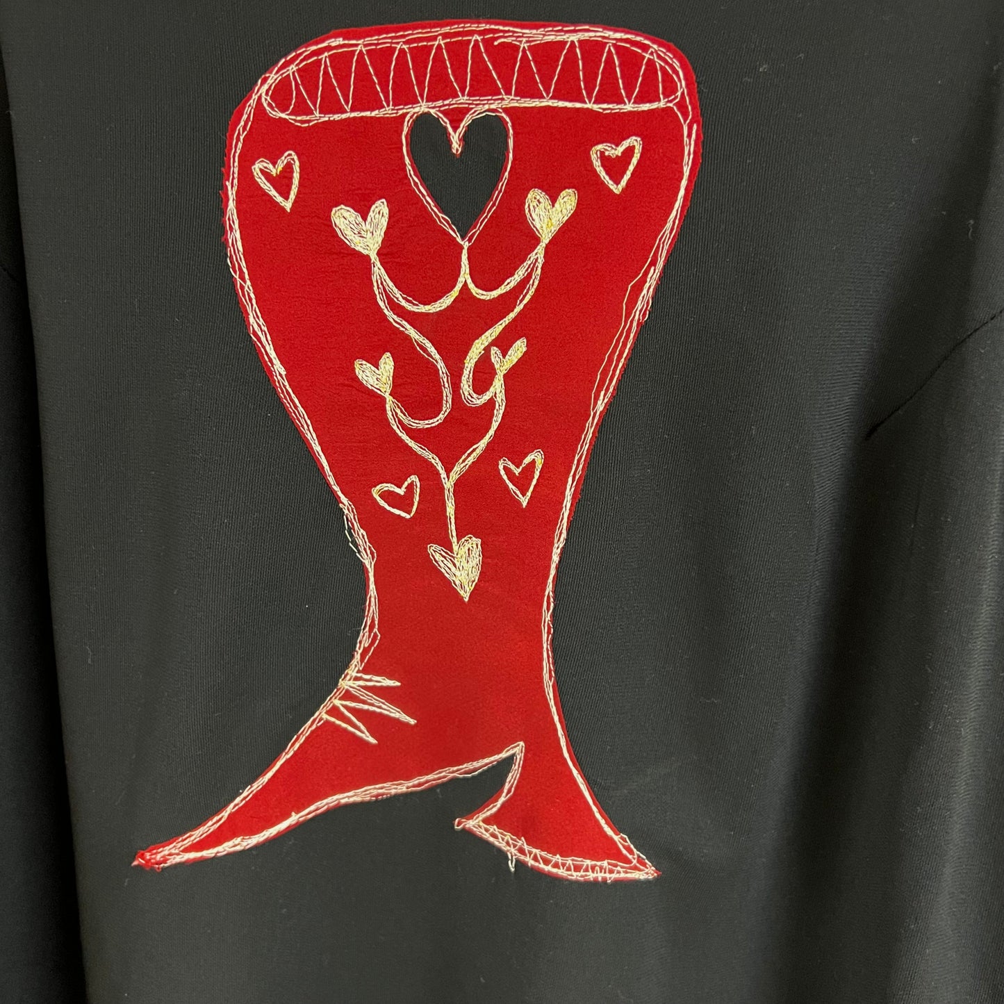 Sassy v-day boot tank