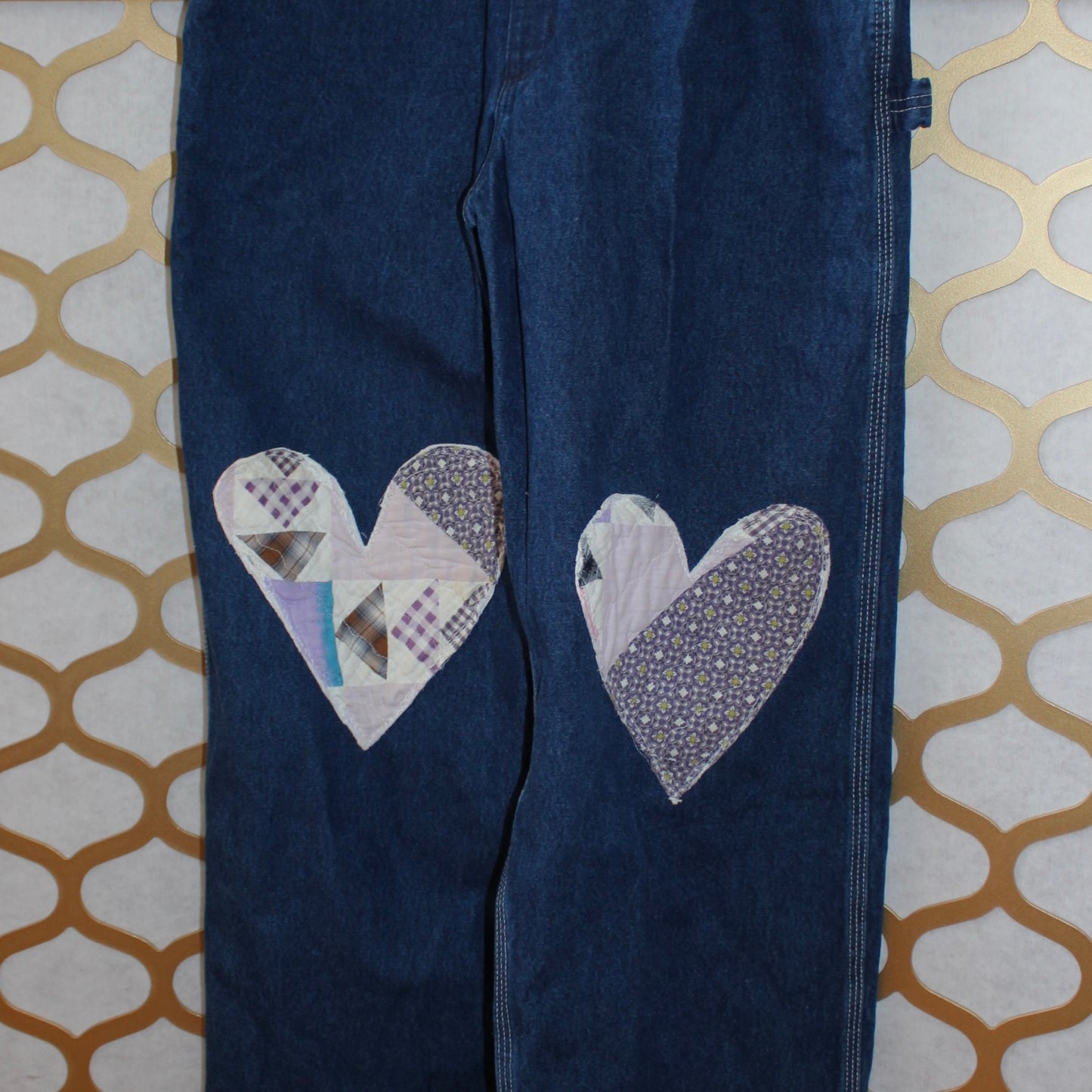 Quilted CarHEART overalls