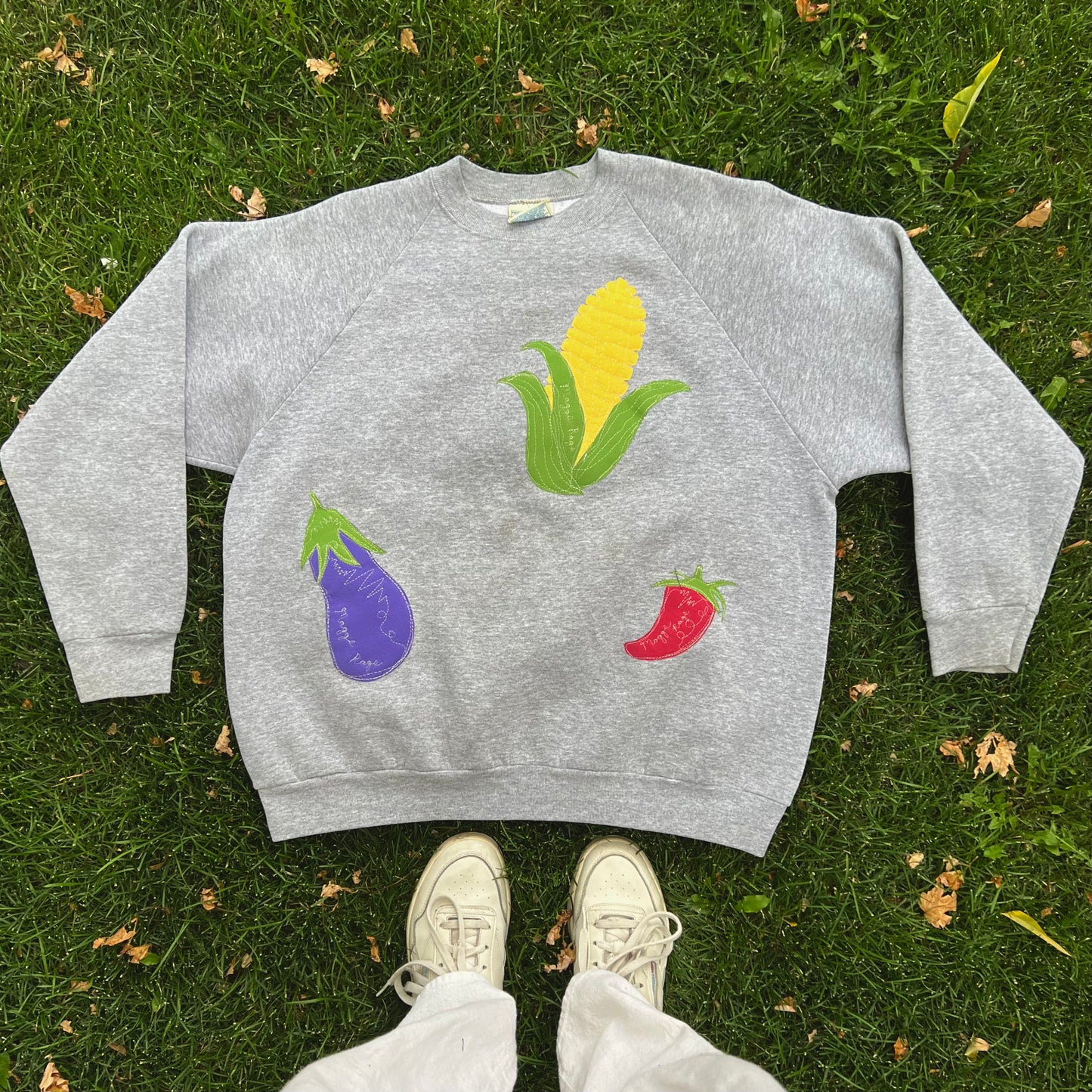 EAT YOUR VEGETABLES crew - Magg's Rags