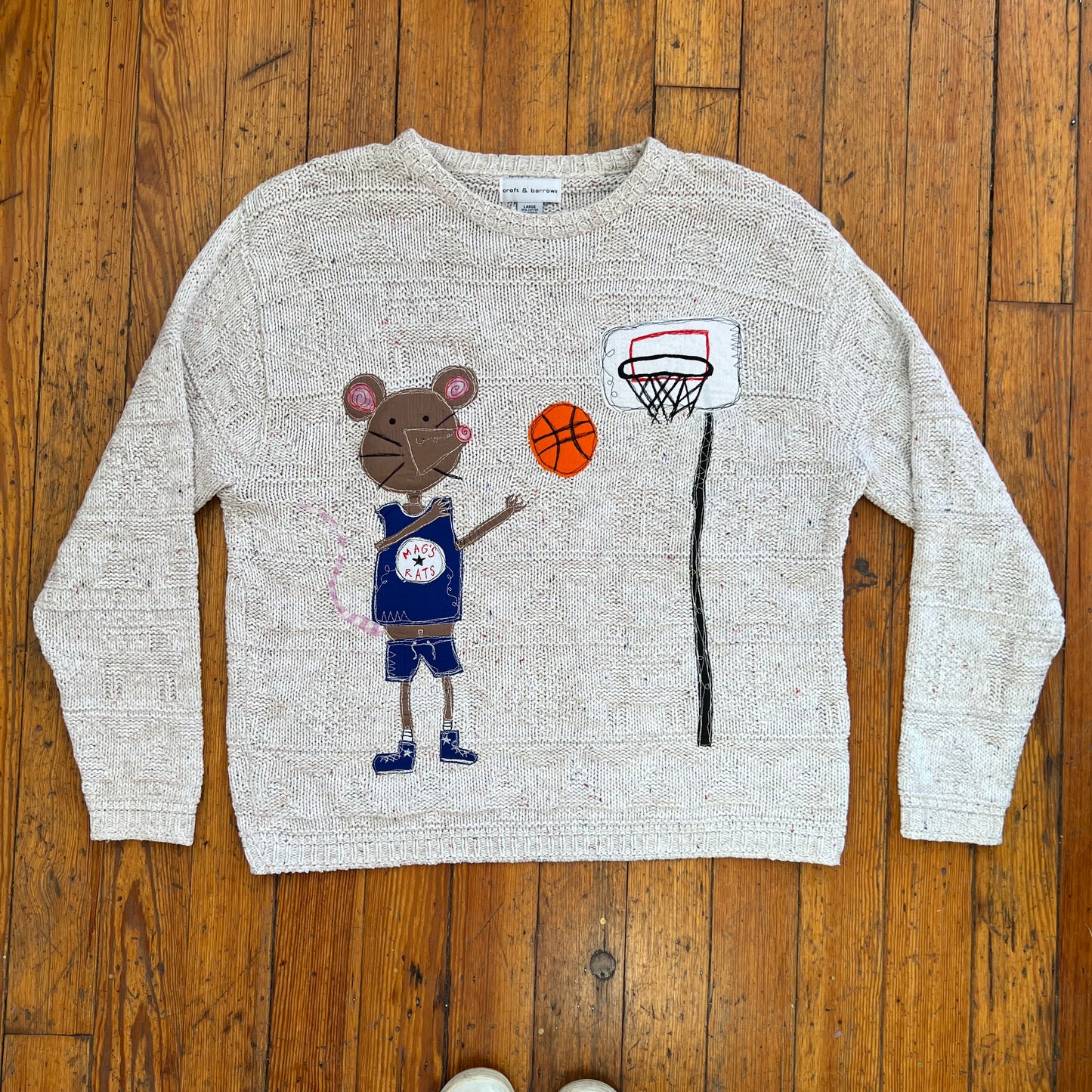 Rat-sketball sweater - Magg's Rags