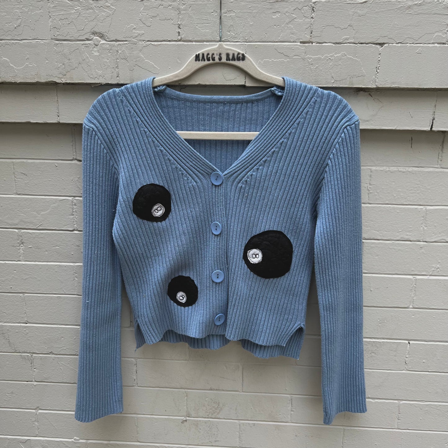 8-ball ribbed top - Magg's Rags