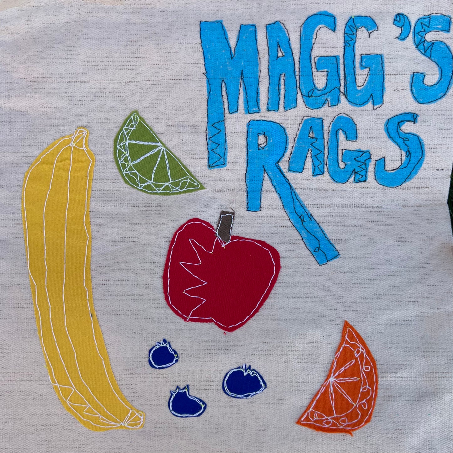 Magg’s Rags Fruit tote - Magg's Rags
