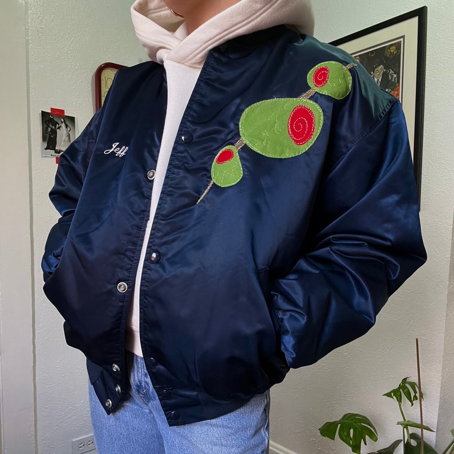 Jeff martini bomber - Magg's Rags