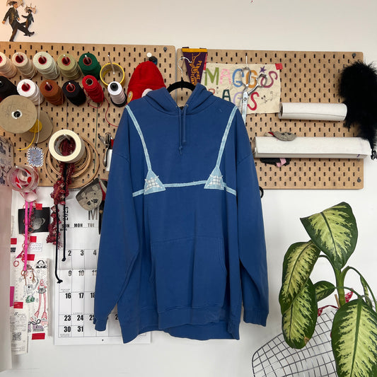 Denim-kini hoodie (xxl tall)