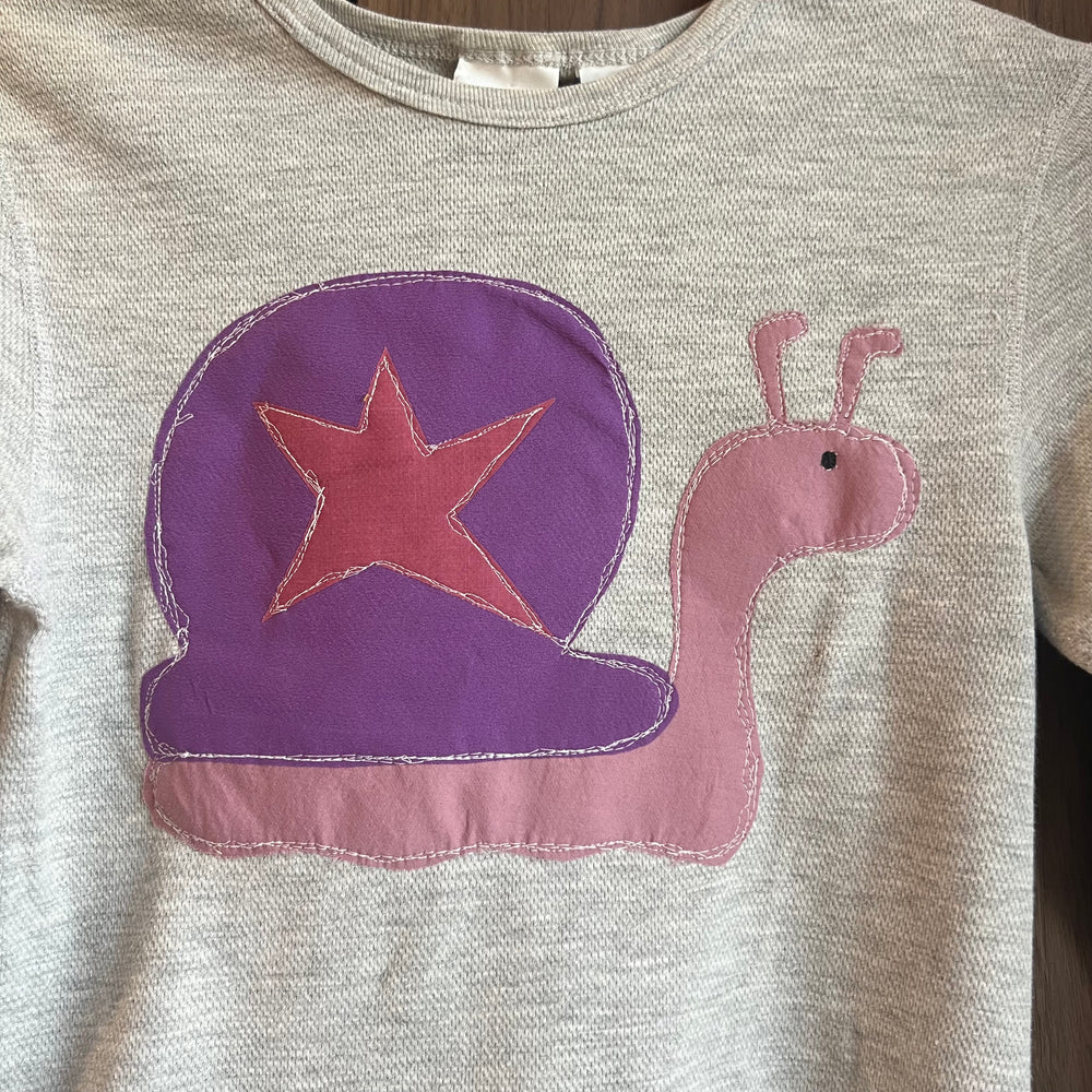 Superstar snail waffle tee(small)