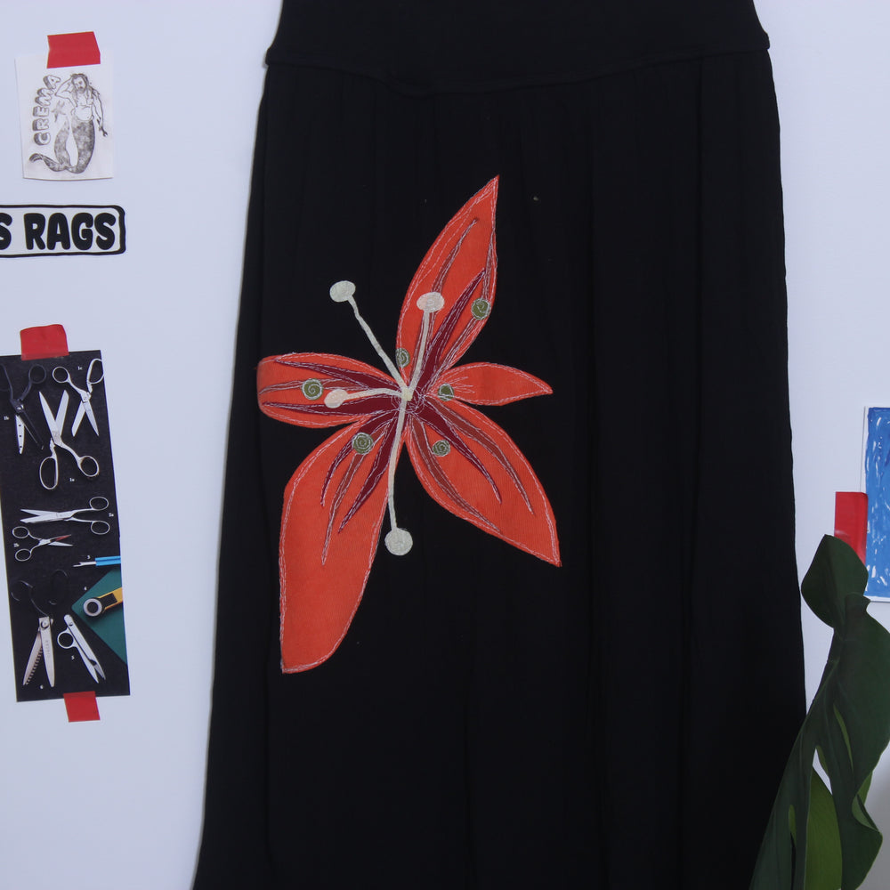 Floral maxi skirt(M\L)