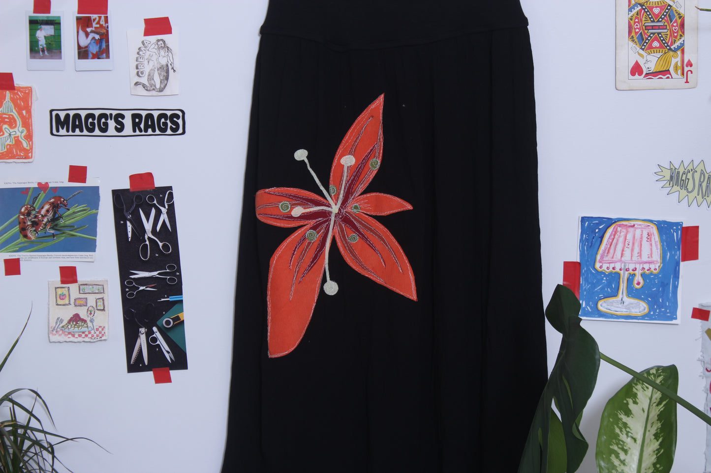 Floral maxi skirt(M\L)