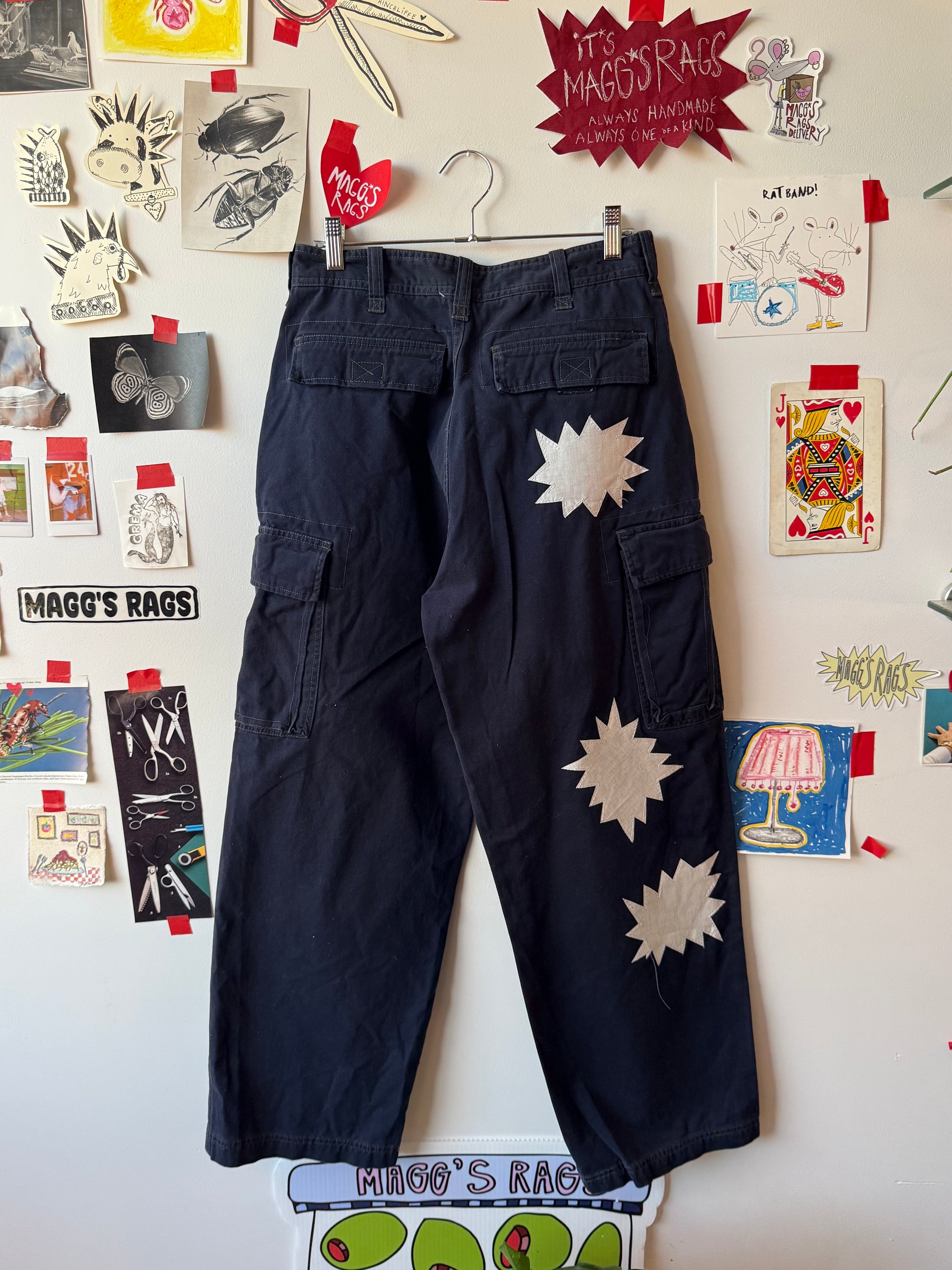 Abstract cargo pants (32x30) - Magg's Rags 