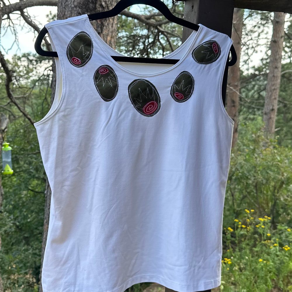 Olive collar tank(medium