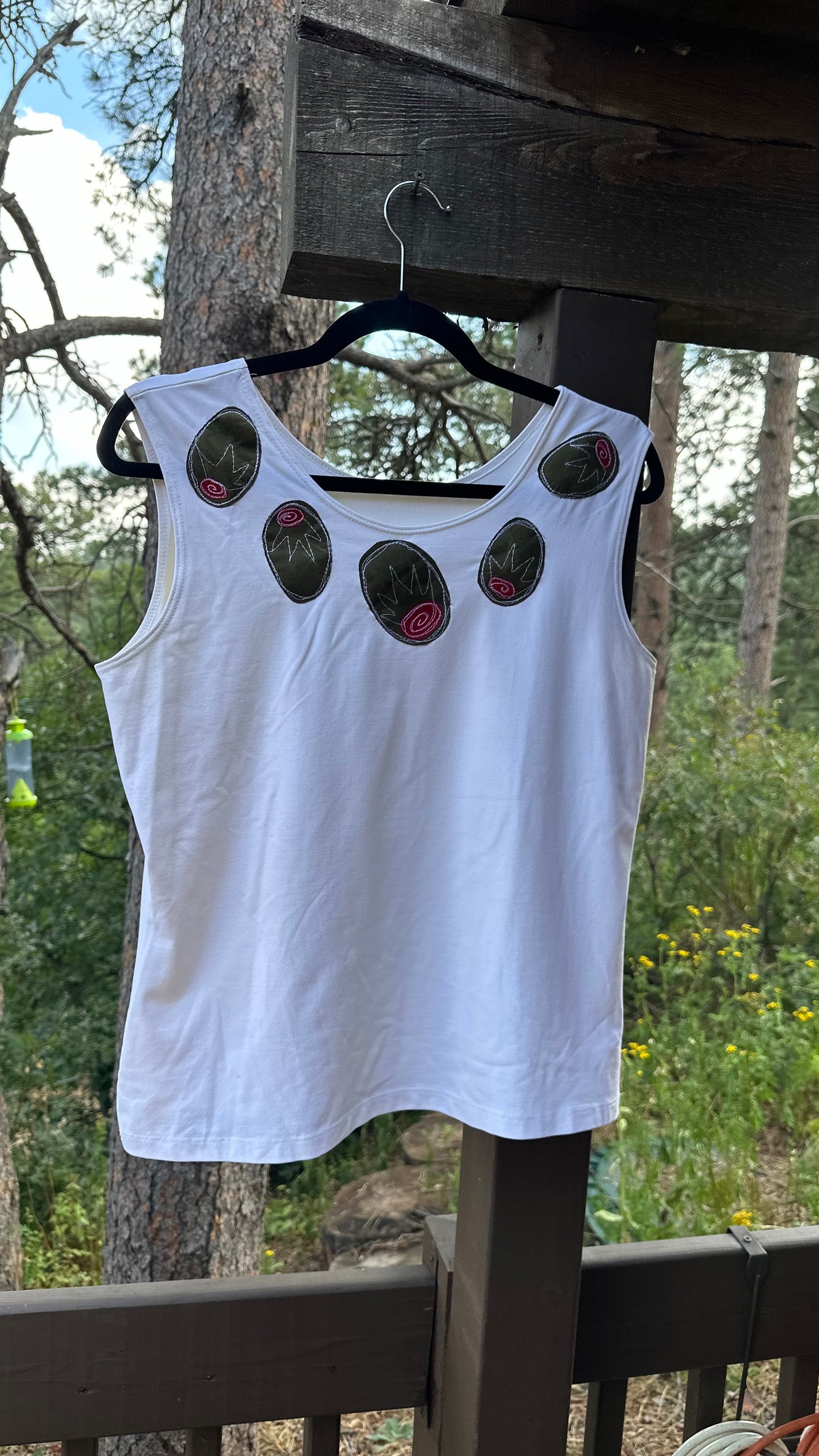 Olive collar tank(medium