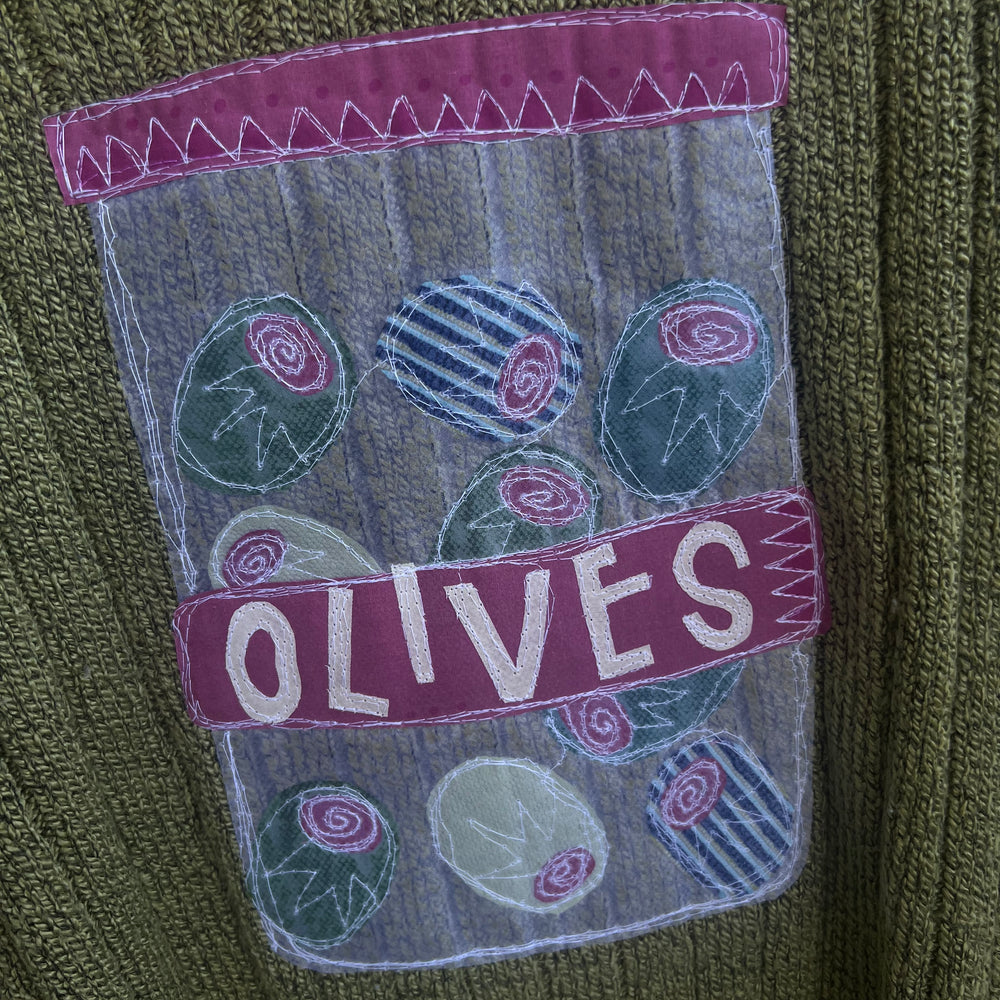 Olive jar sweater(large)