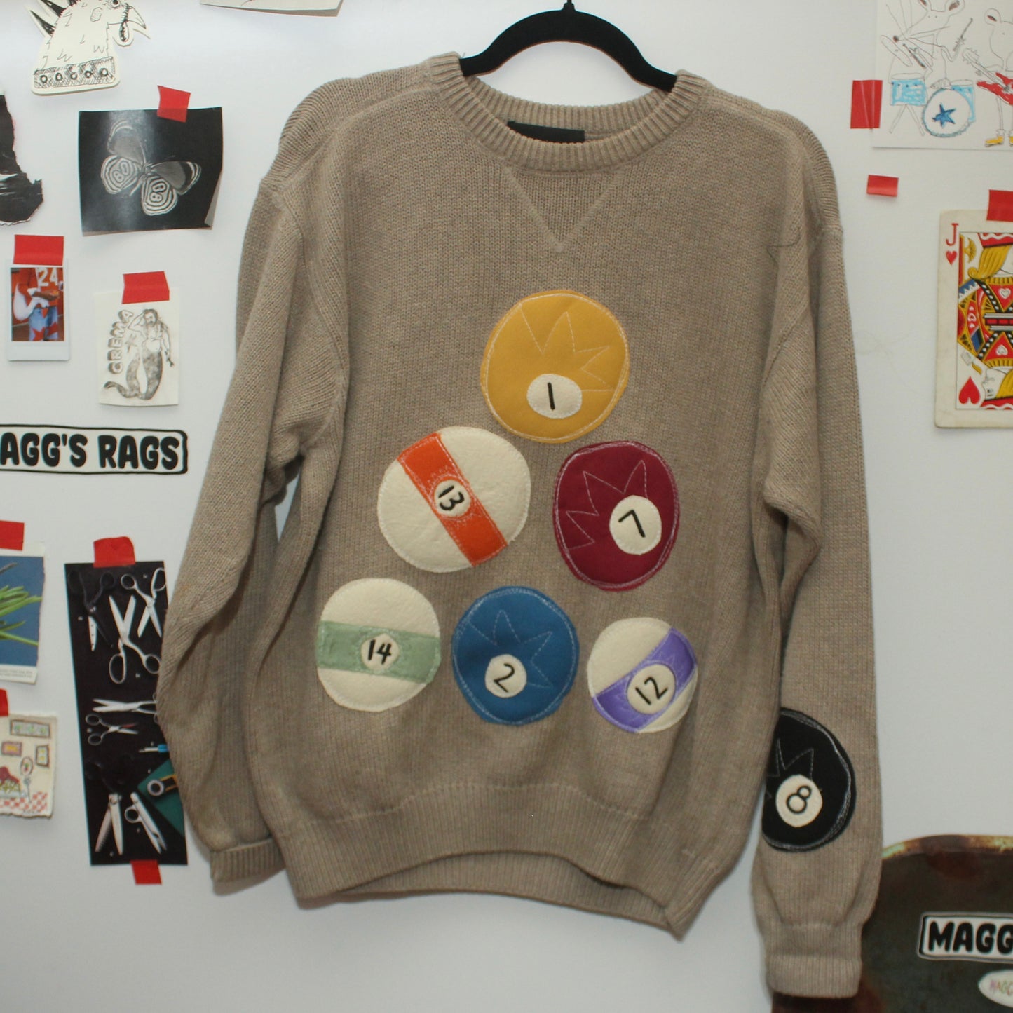 Billiard balls sweater(M/L)