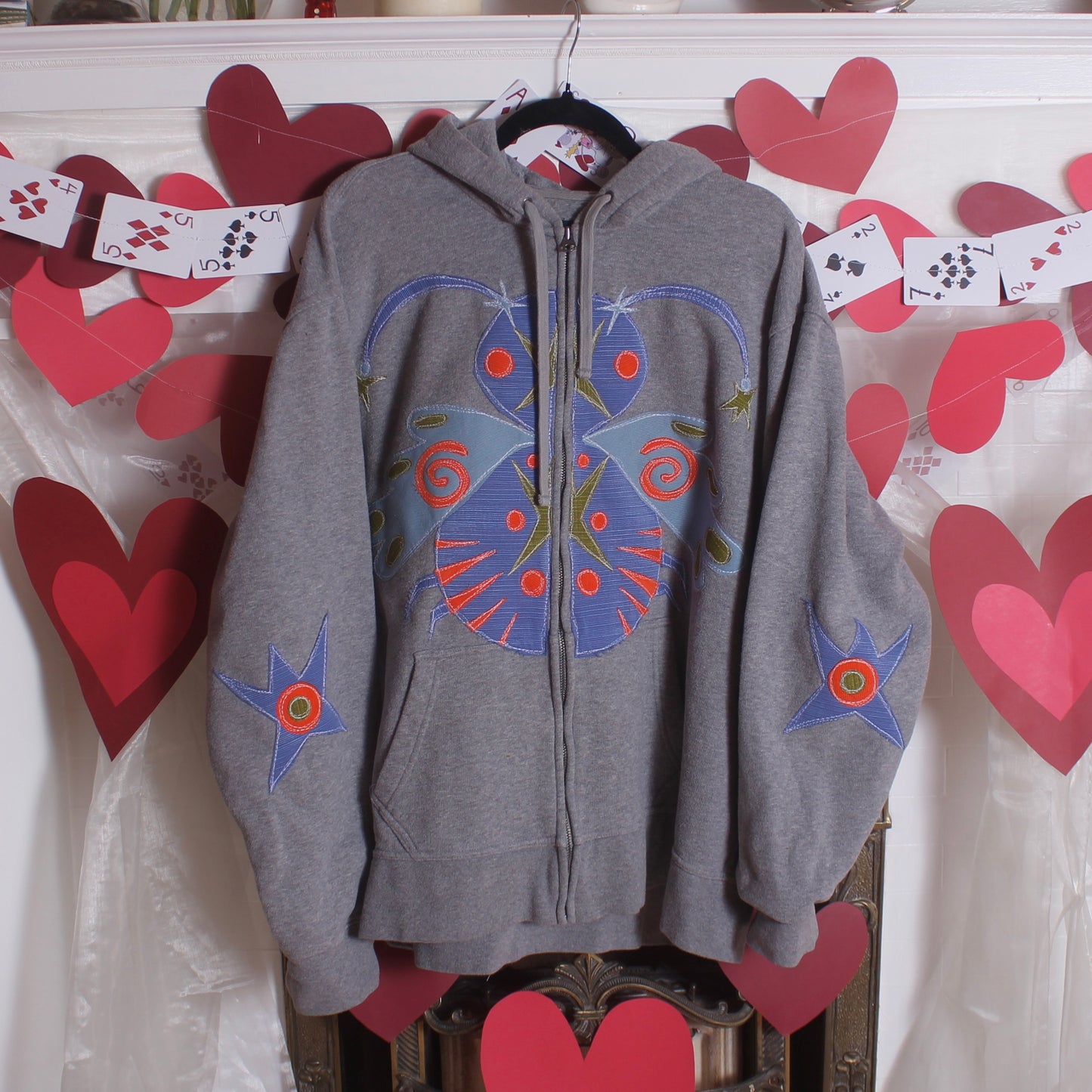 Abstract bug zipup(2XL) - Magg's Rags 