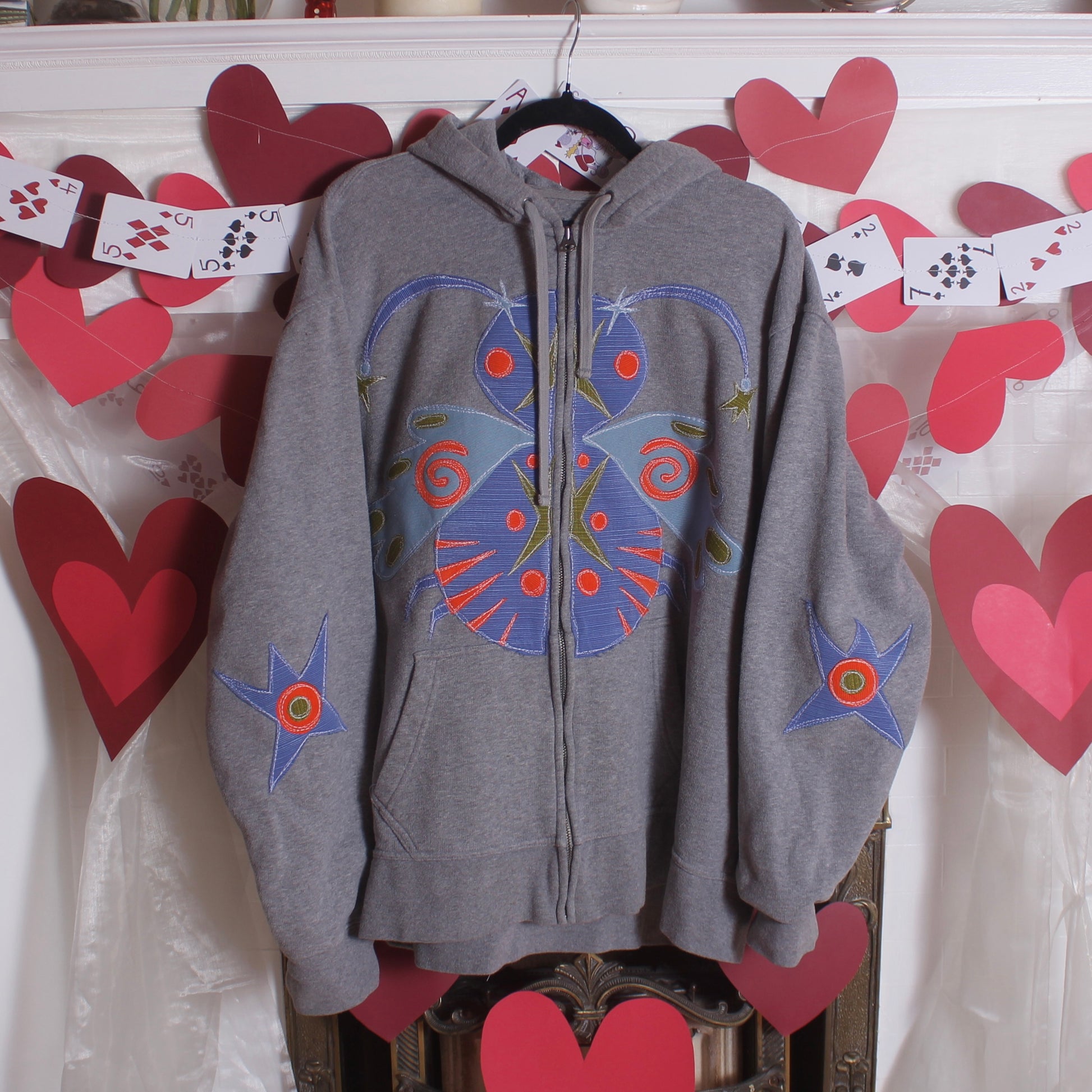 Abstract bug zipup(2XL) - Magg's Rags 