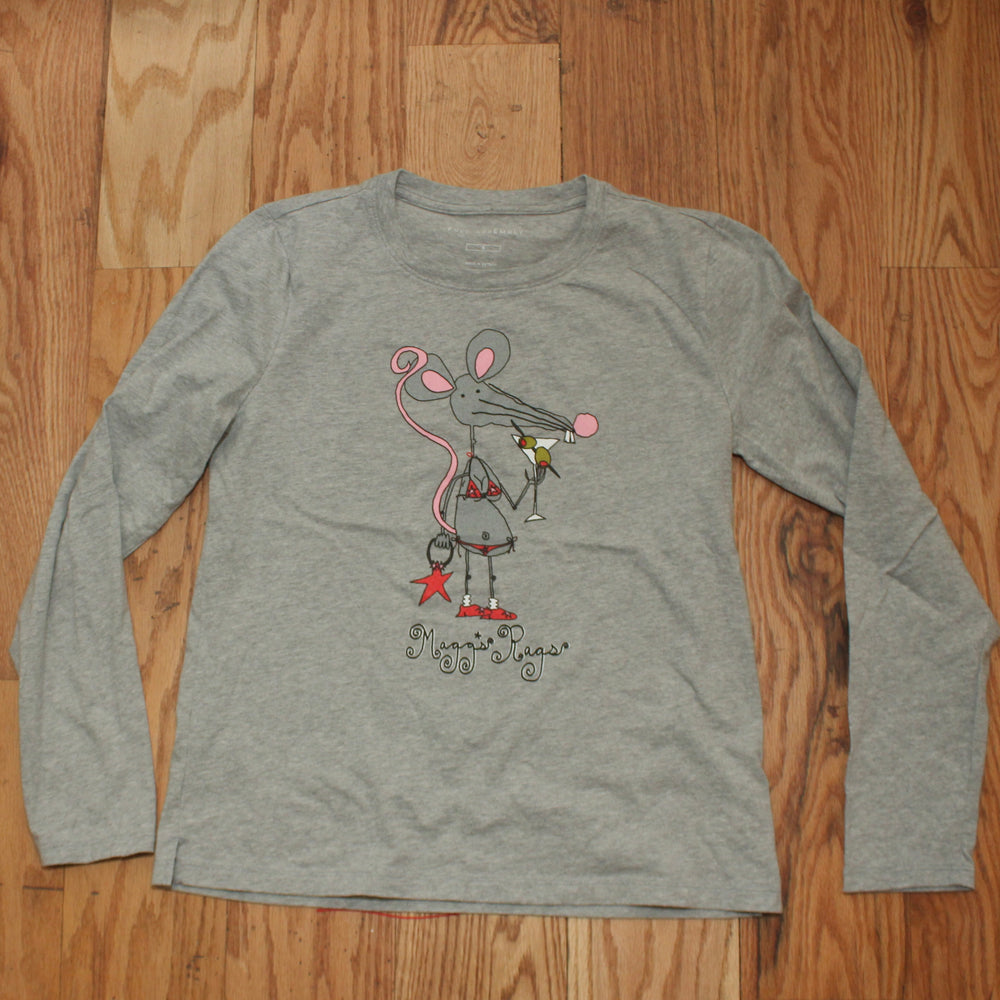 Martini rat front n’ back long sleeve tee