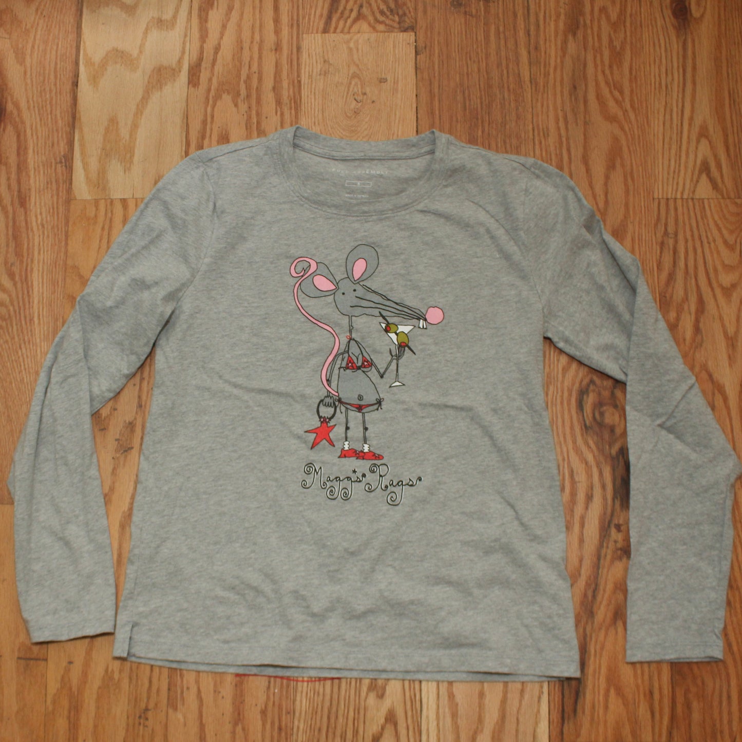 Martini rat front n’ back long sleeve tee