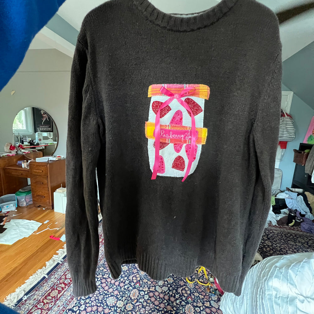 Raspberry jam sweater(medium)