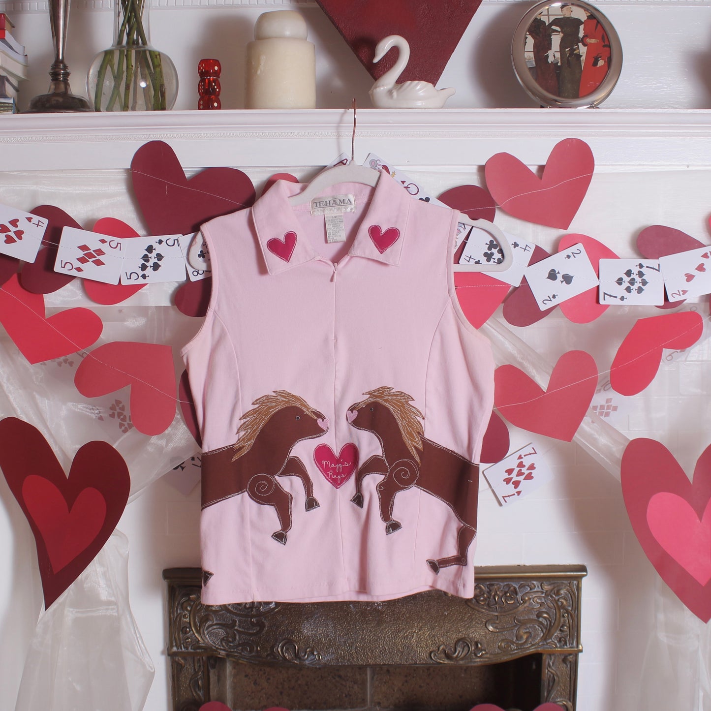 Horses in love polo(small)