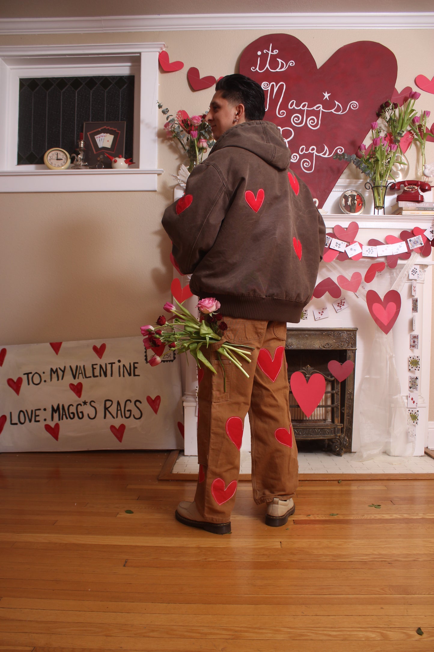 Car-heart double knee pants(36x30) - Magg's Rags 