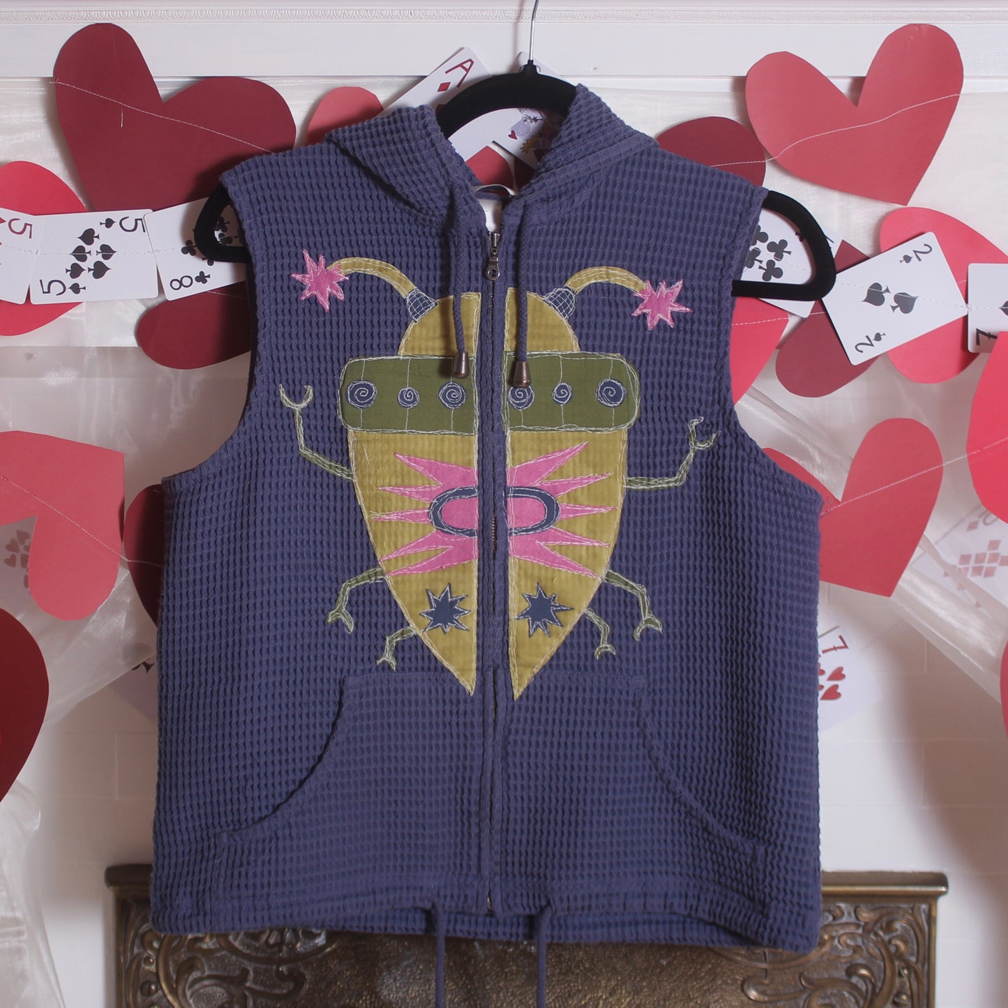 Beetle waffle vest(small) - Magg's Rags 