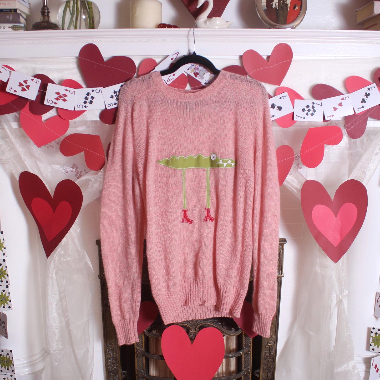 Gator n’ boots WOOL sweater(Large) - Magg's Rags 