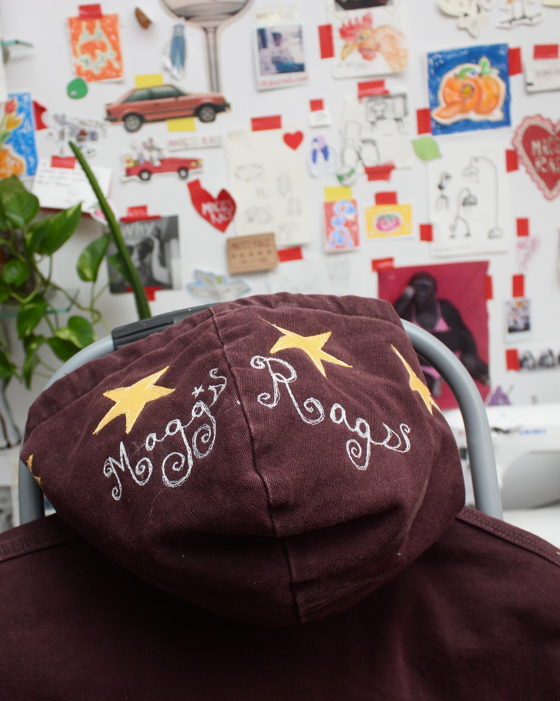 Butterfly purple car-heart(XL) - Magg's Rags 