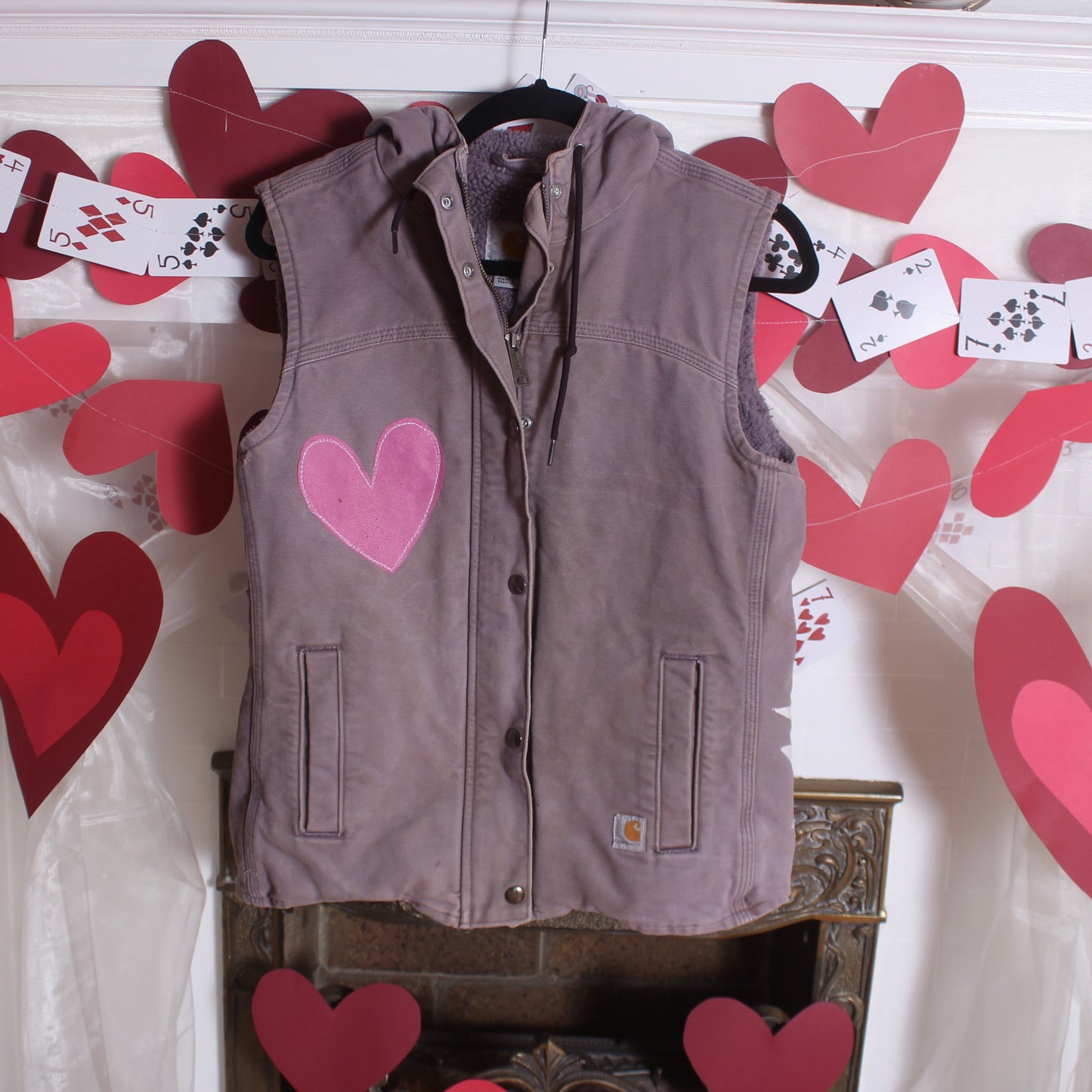 Purple swan car-heart vest(medium)