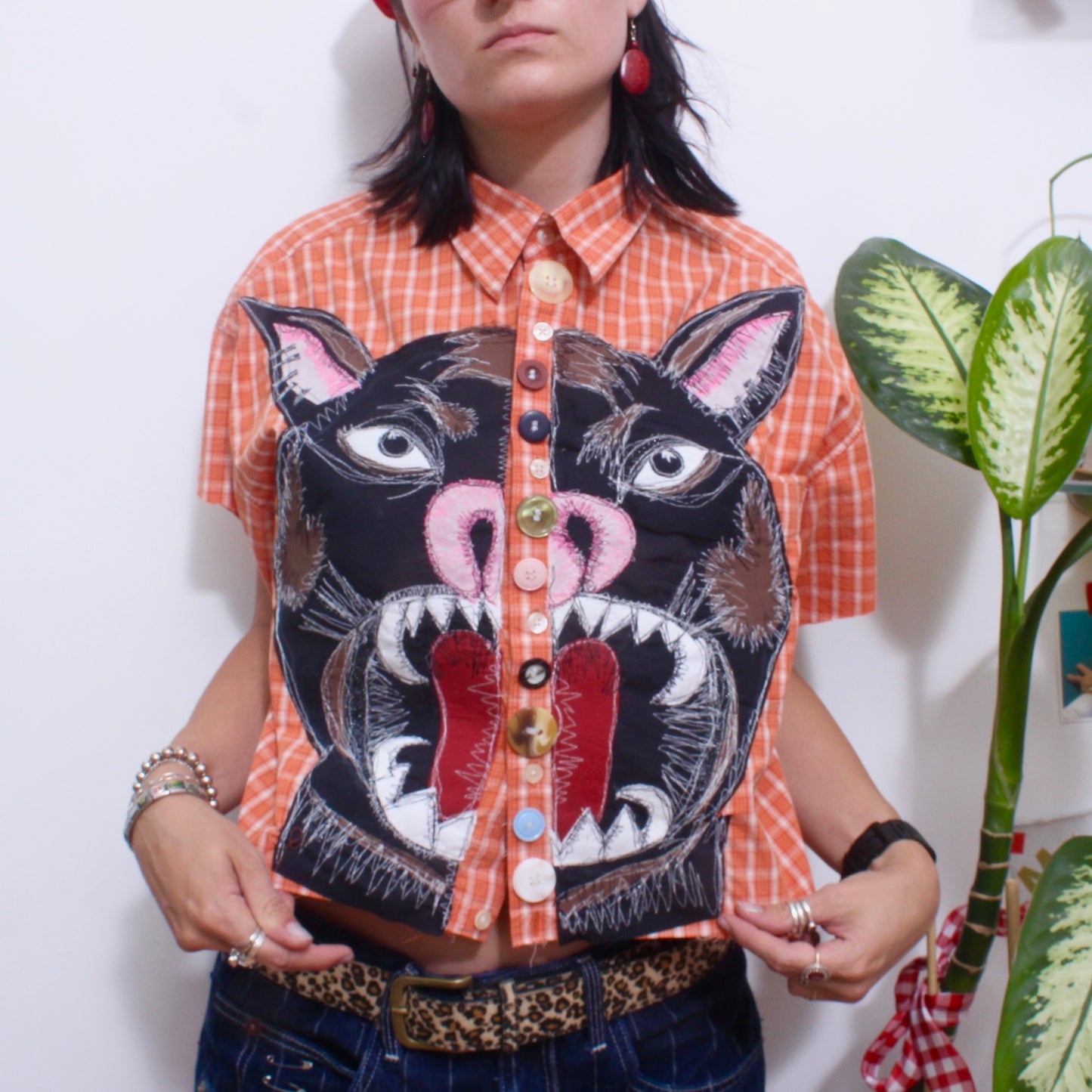 Doberman mix n match button down(medium)