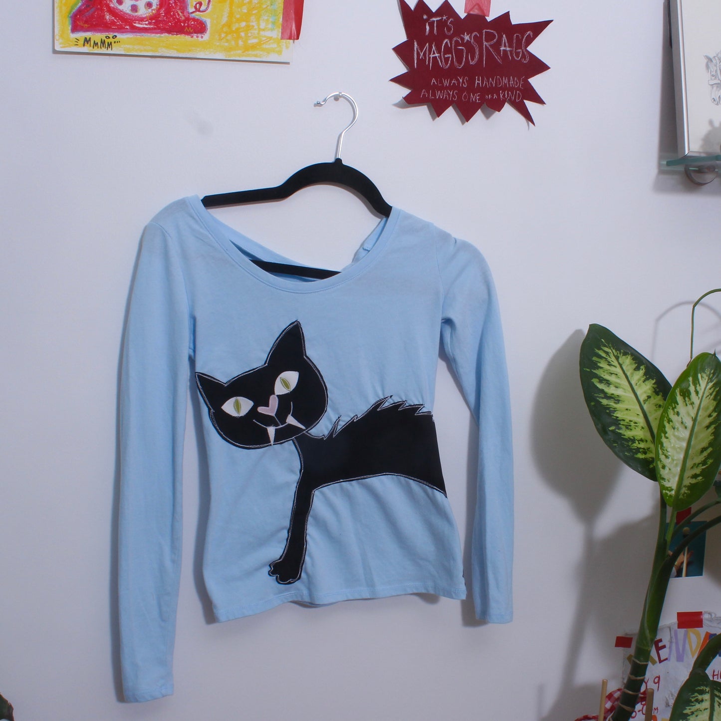 Wrap around cat tee(small)
