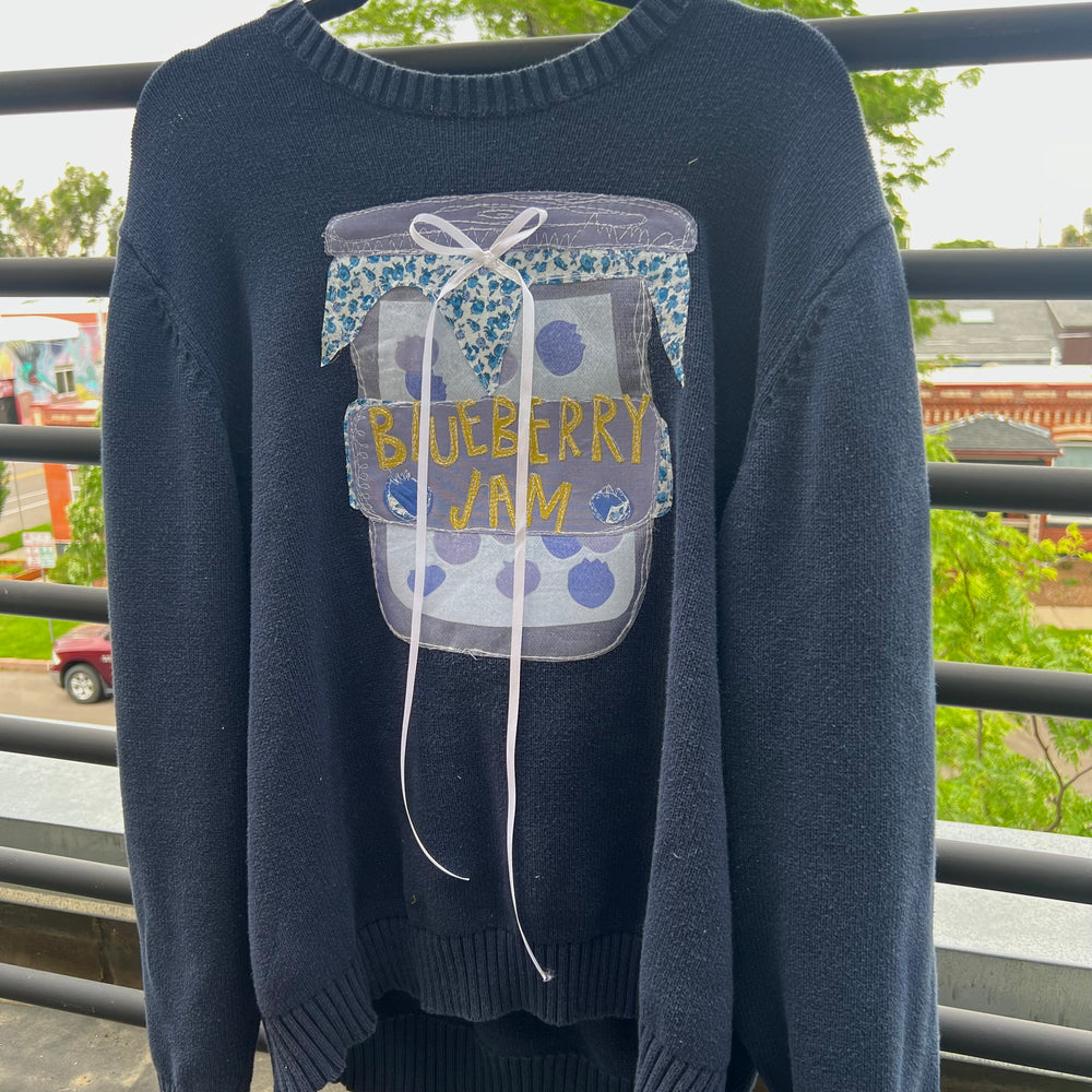 Blueberry jam sweater(XL)