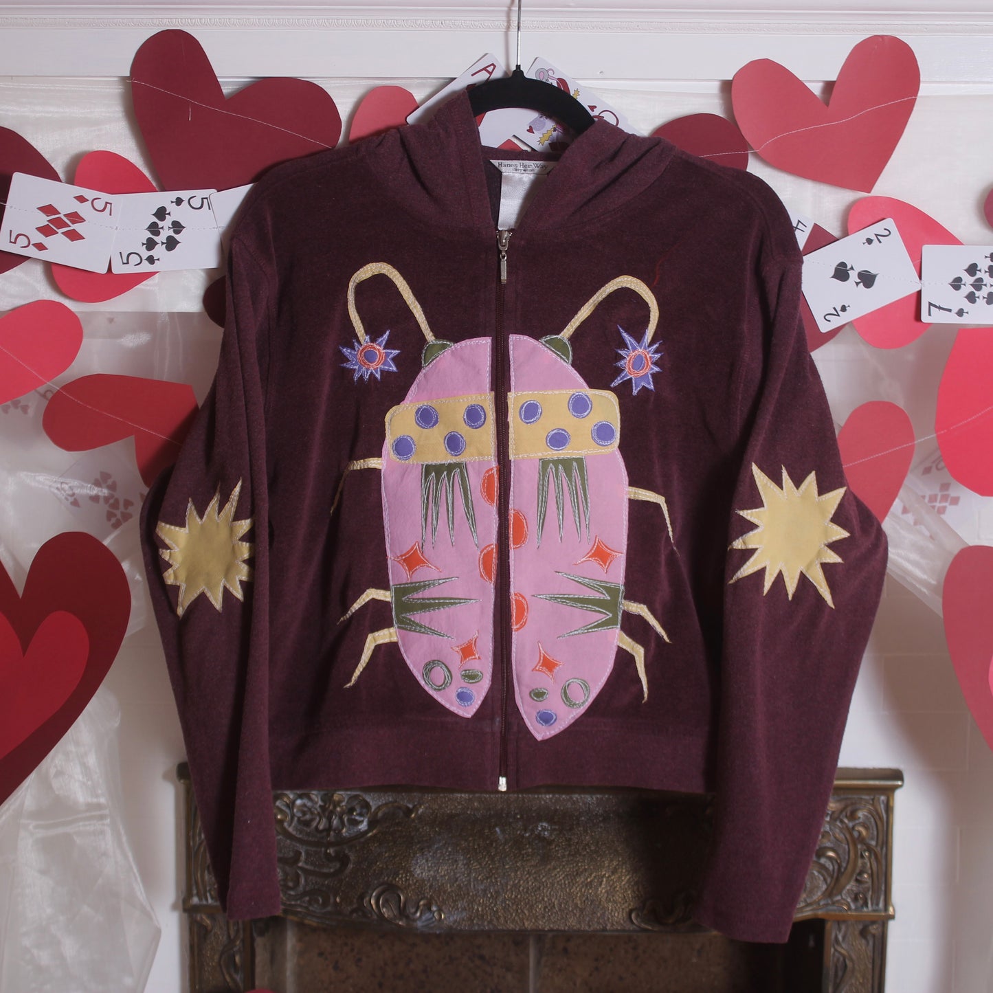 Abstract beetle zipup(medium) - Magg's Rags 