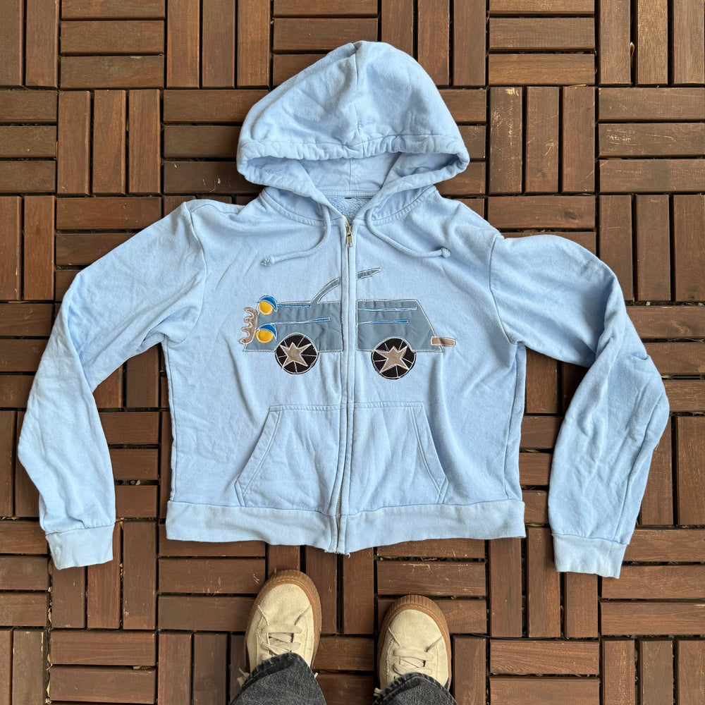 Split front car zip-up(medium)