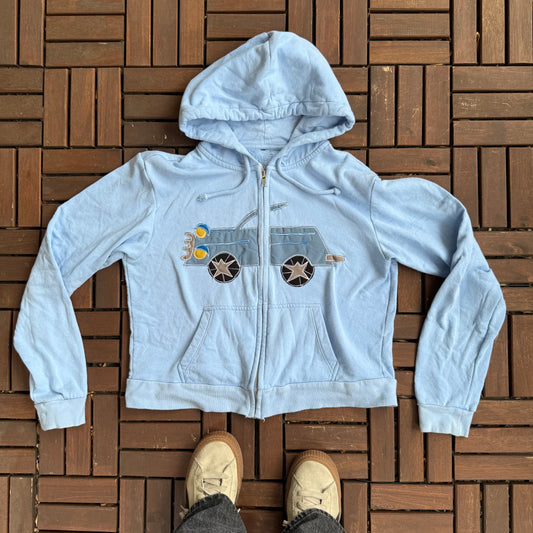 Split front car zip-up(medium)
