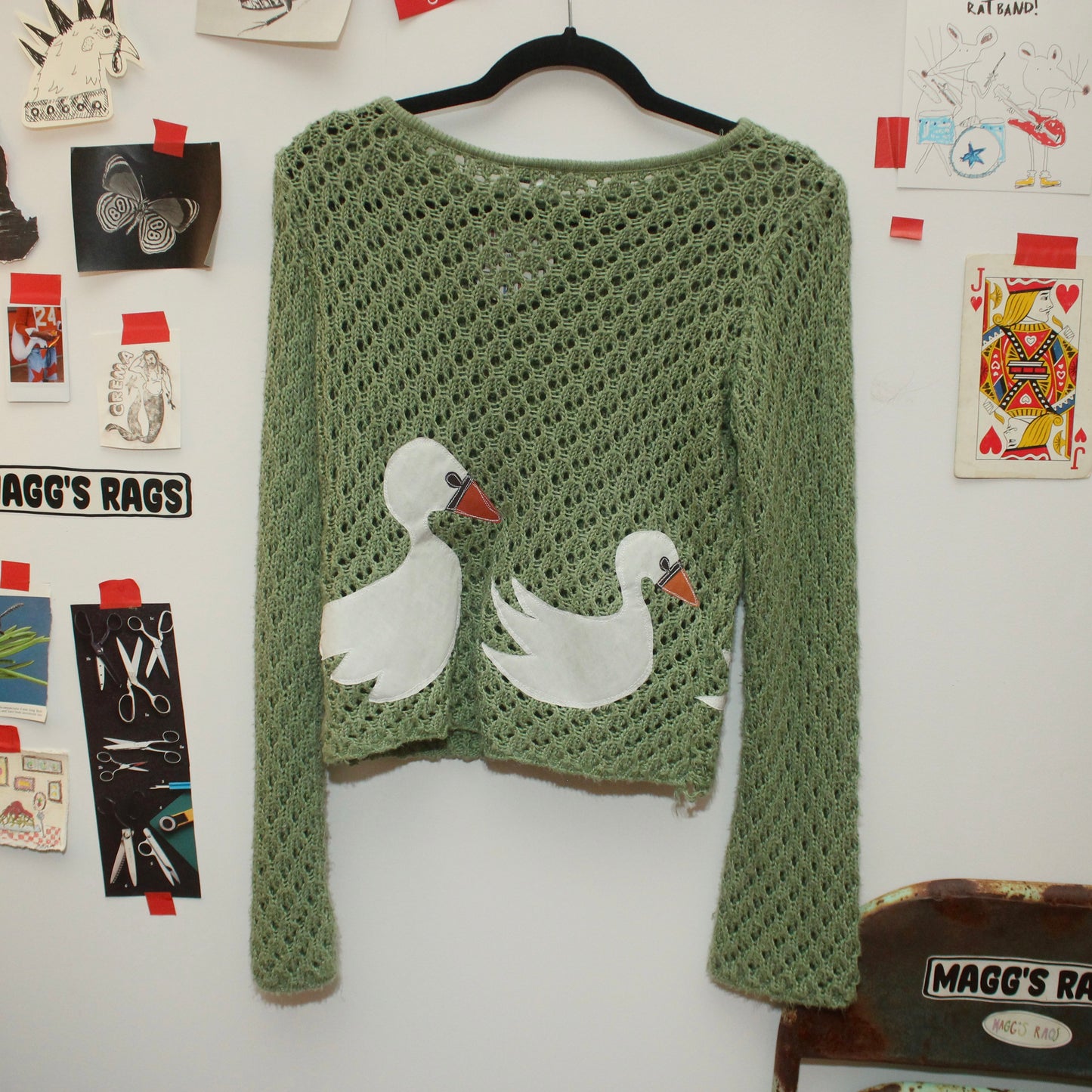 360° swan sweater(small)
