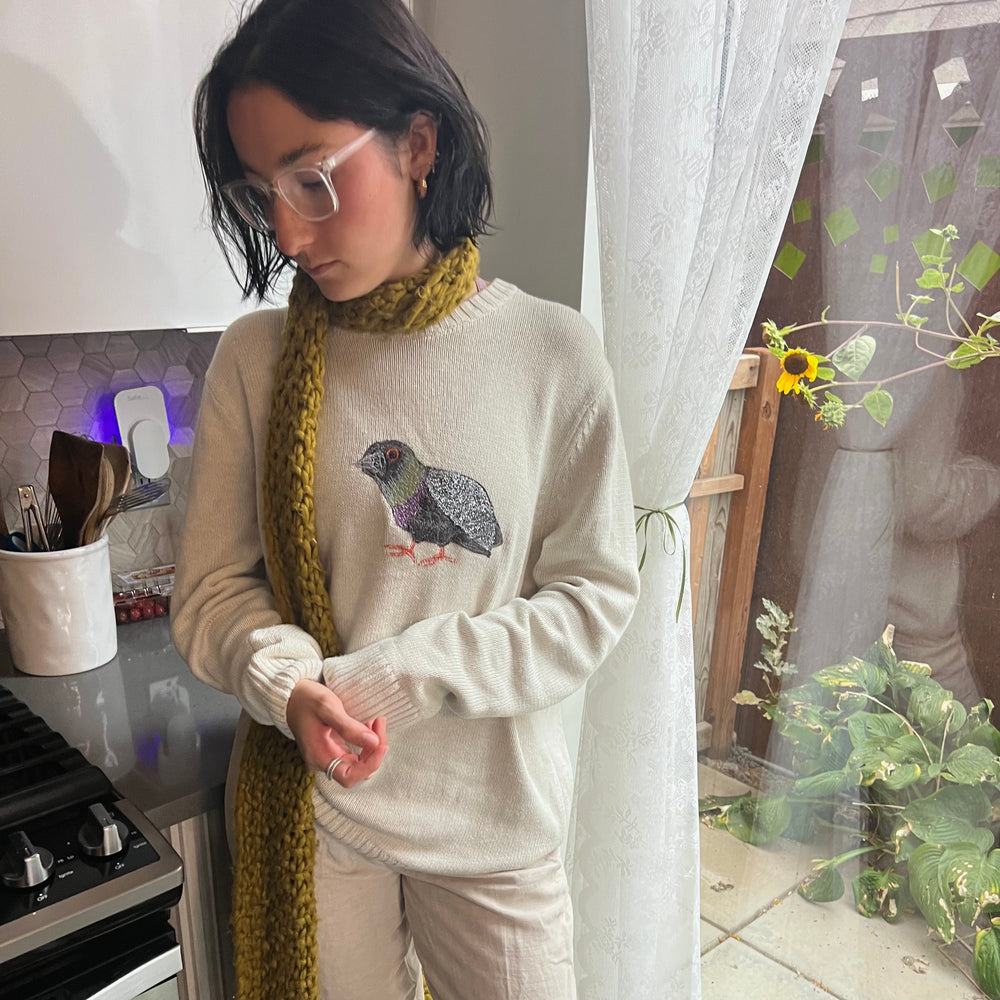 Pigeon sweater<3(XL)