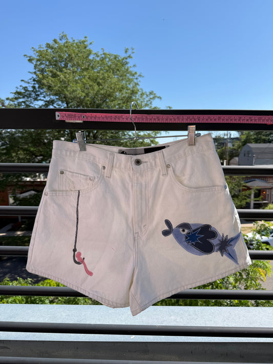Fish n’ worm jorts(30)