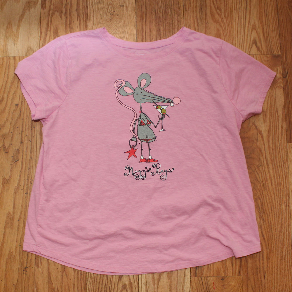 Martini rat front n’ back tee(large)