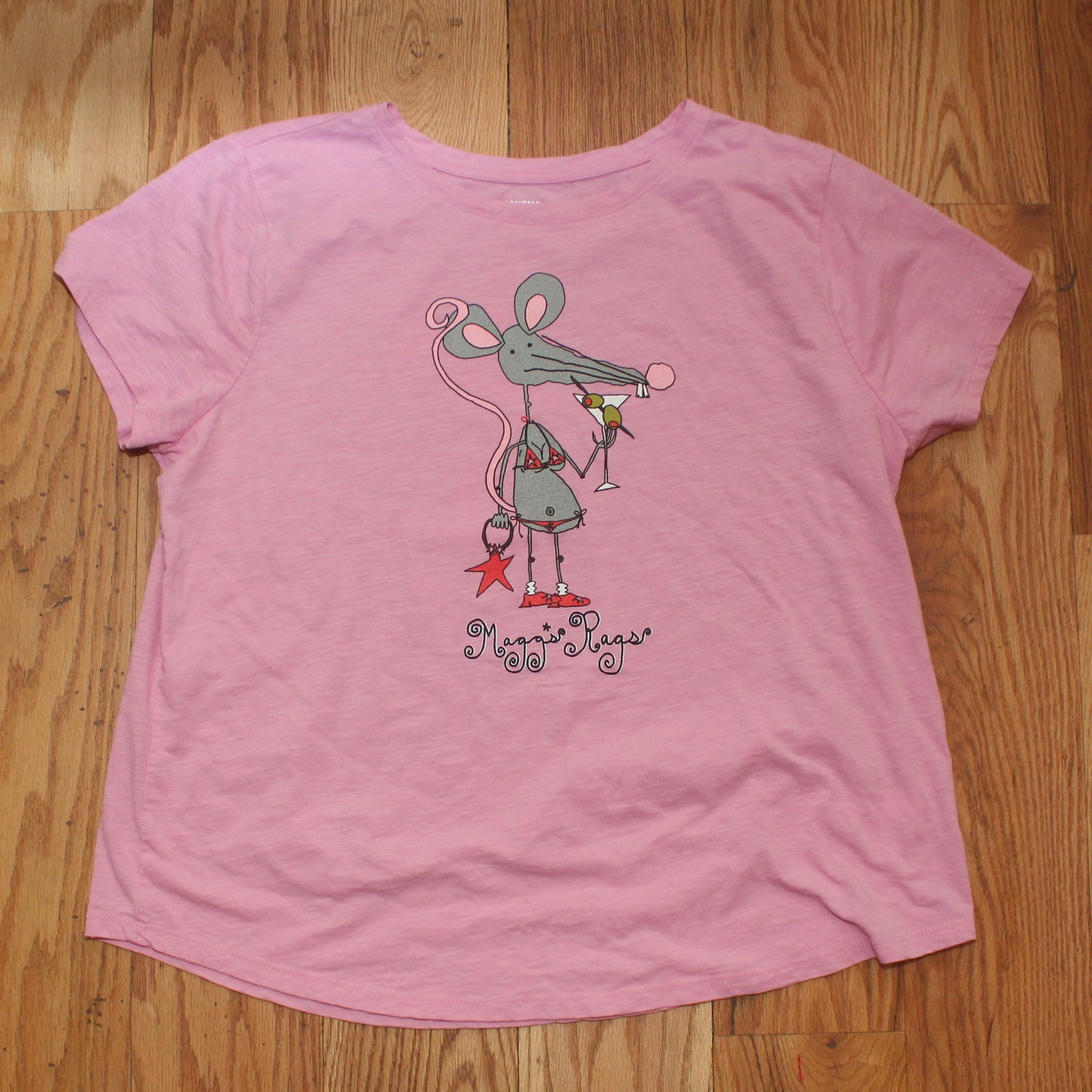 Martini rat front n’ back tee(large)