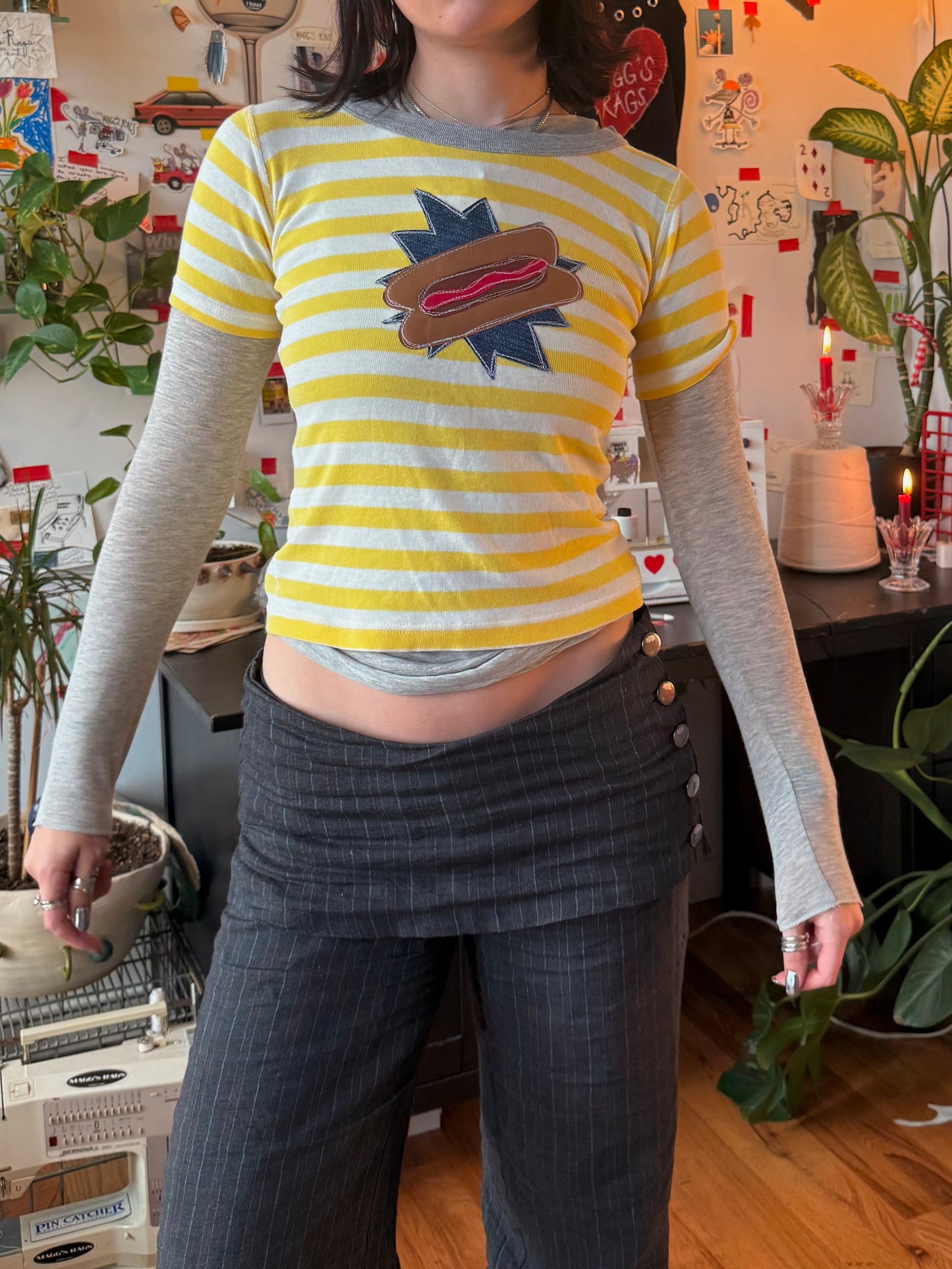 Hotdog star top!(XS)