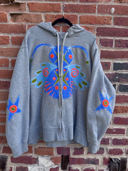 Abstract bug sweatshirt (3XL)